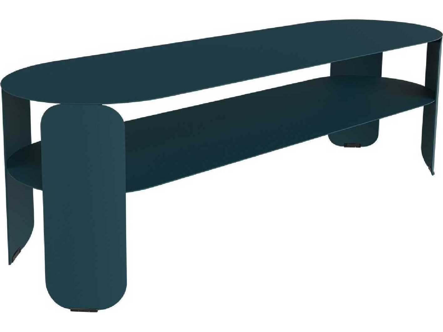 Fermob BeBop Steel Oval Console Table