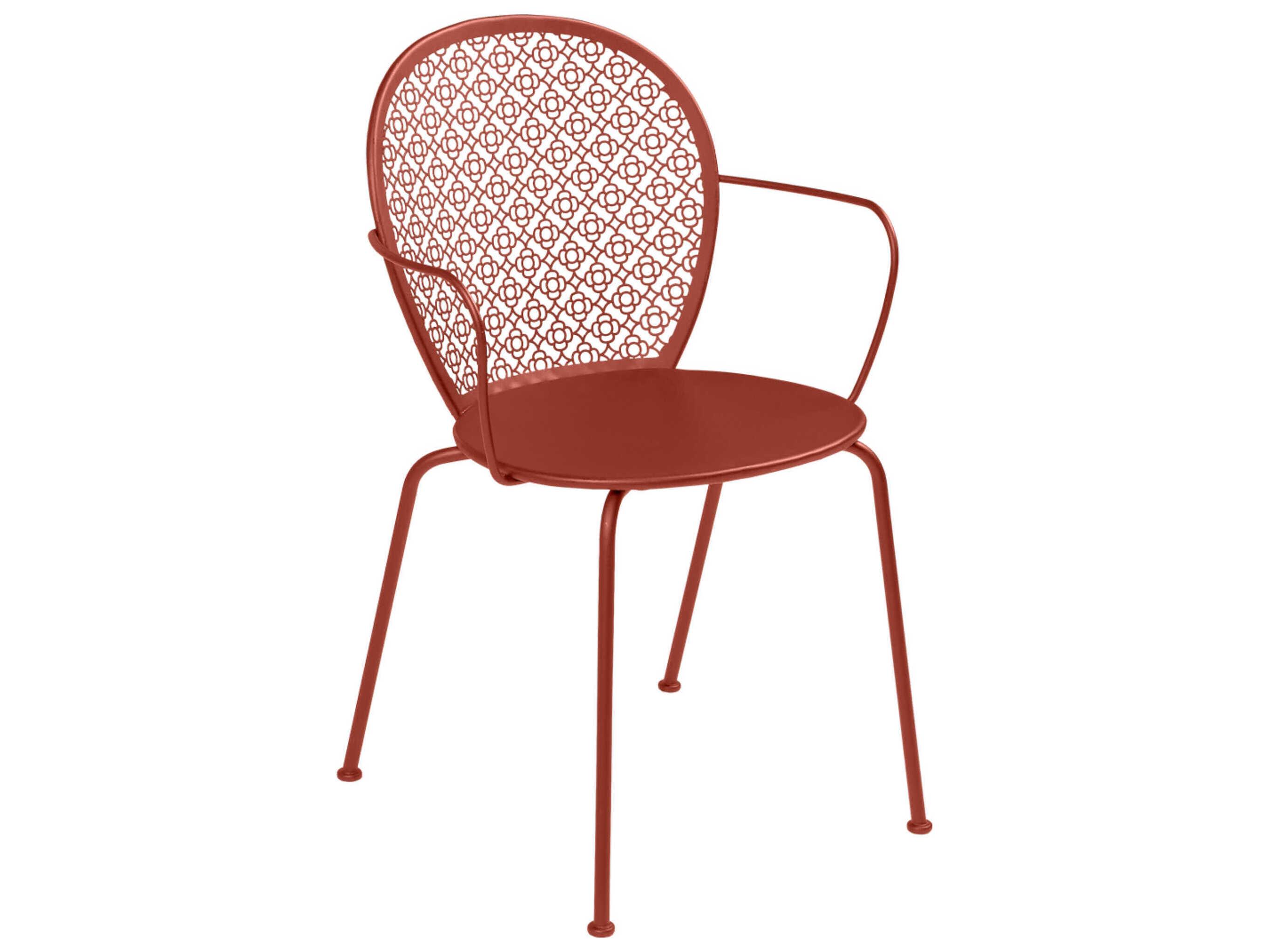 Fermob Lorette Steel Metal Dining Chair Set of 2