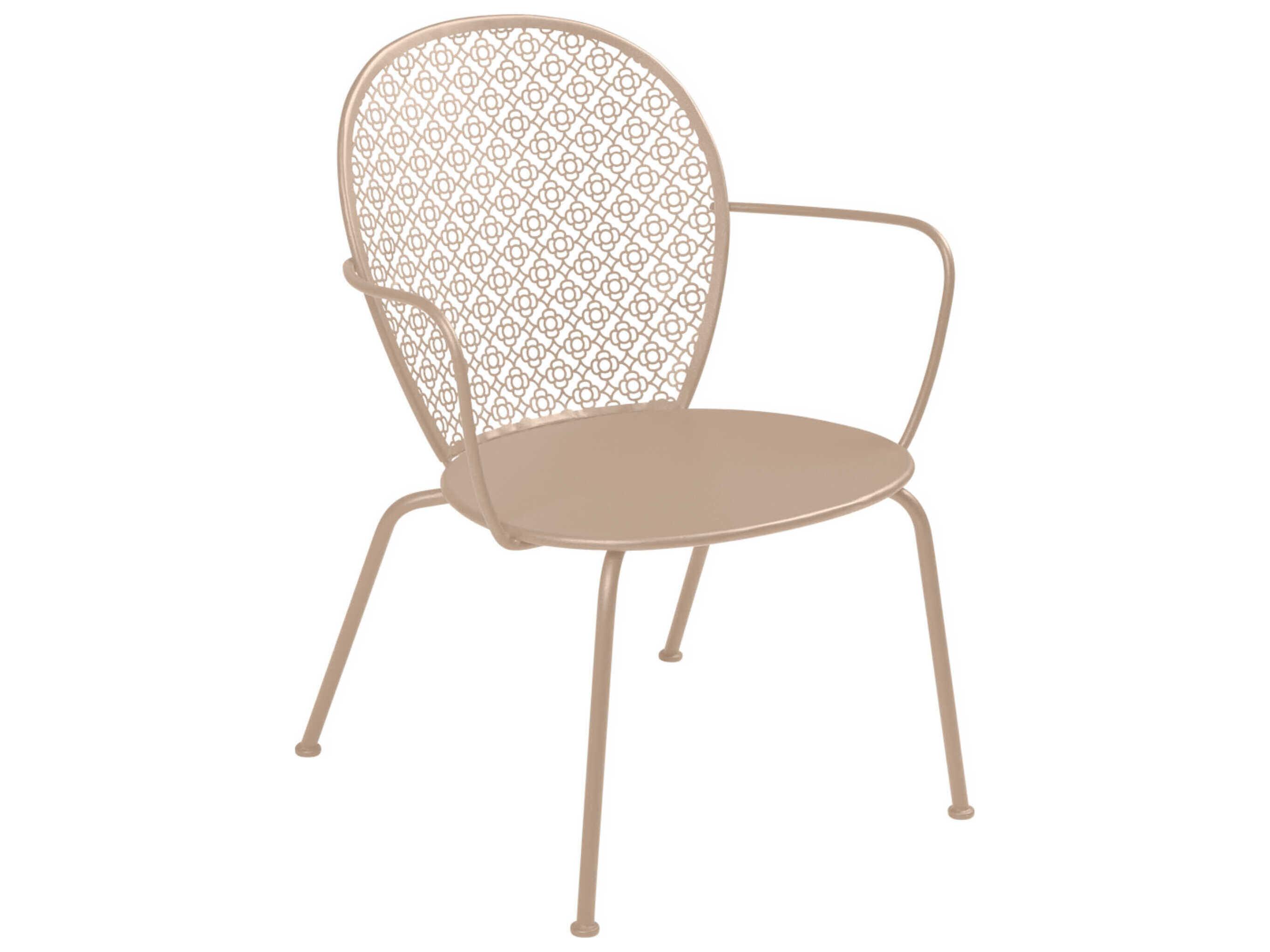 Fermob Lorette Steel Metal Lounge Chair Set of 2