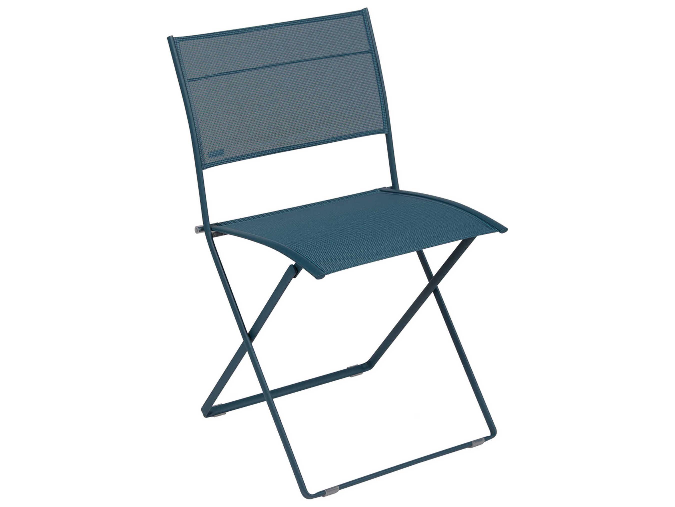 Fermob Plein Air Steel Sling Dining Chair Set of 2