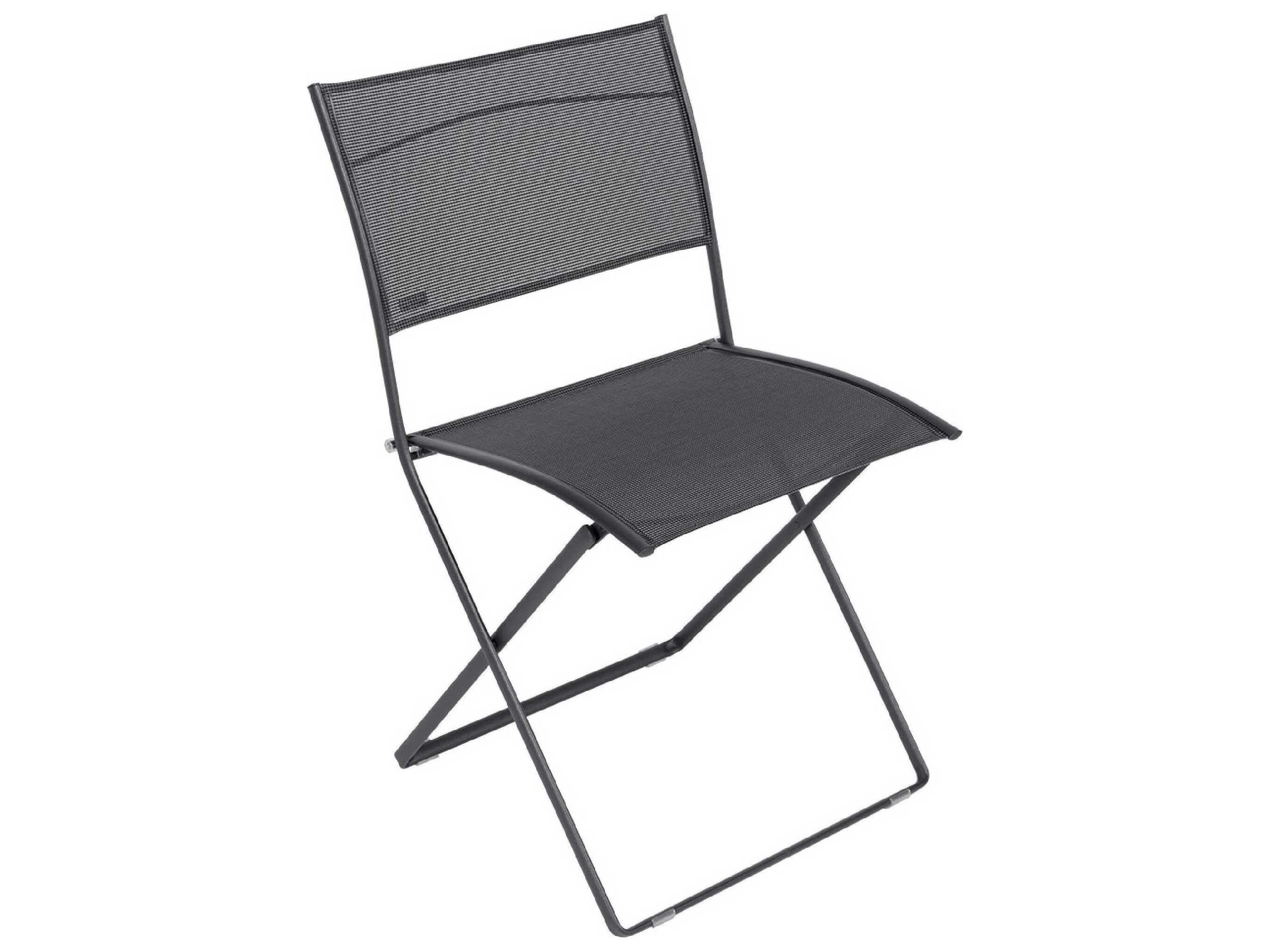Fermob Plein Air Steel Sling Dining Chair Set of 2