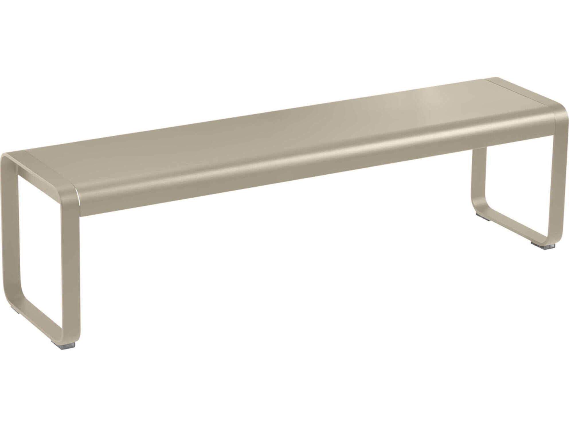Fermob Bellevie Premium Aluminum Metal Bench