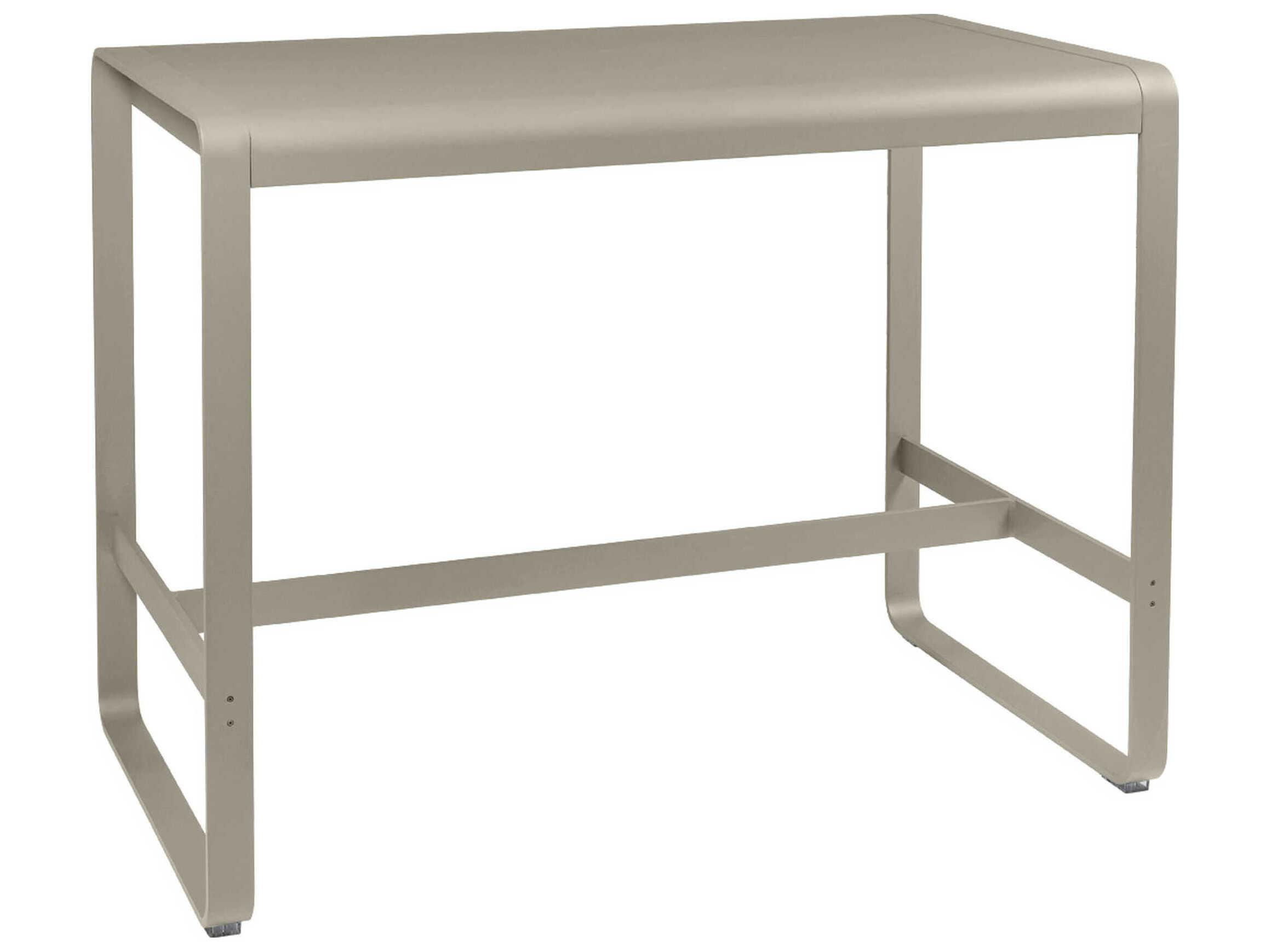 Fermob Bellevie Aluminum Rectangular Bar Table
