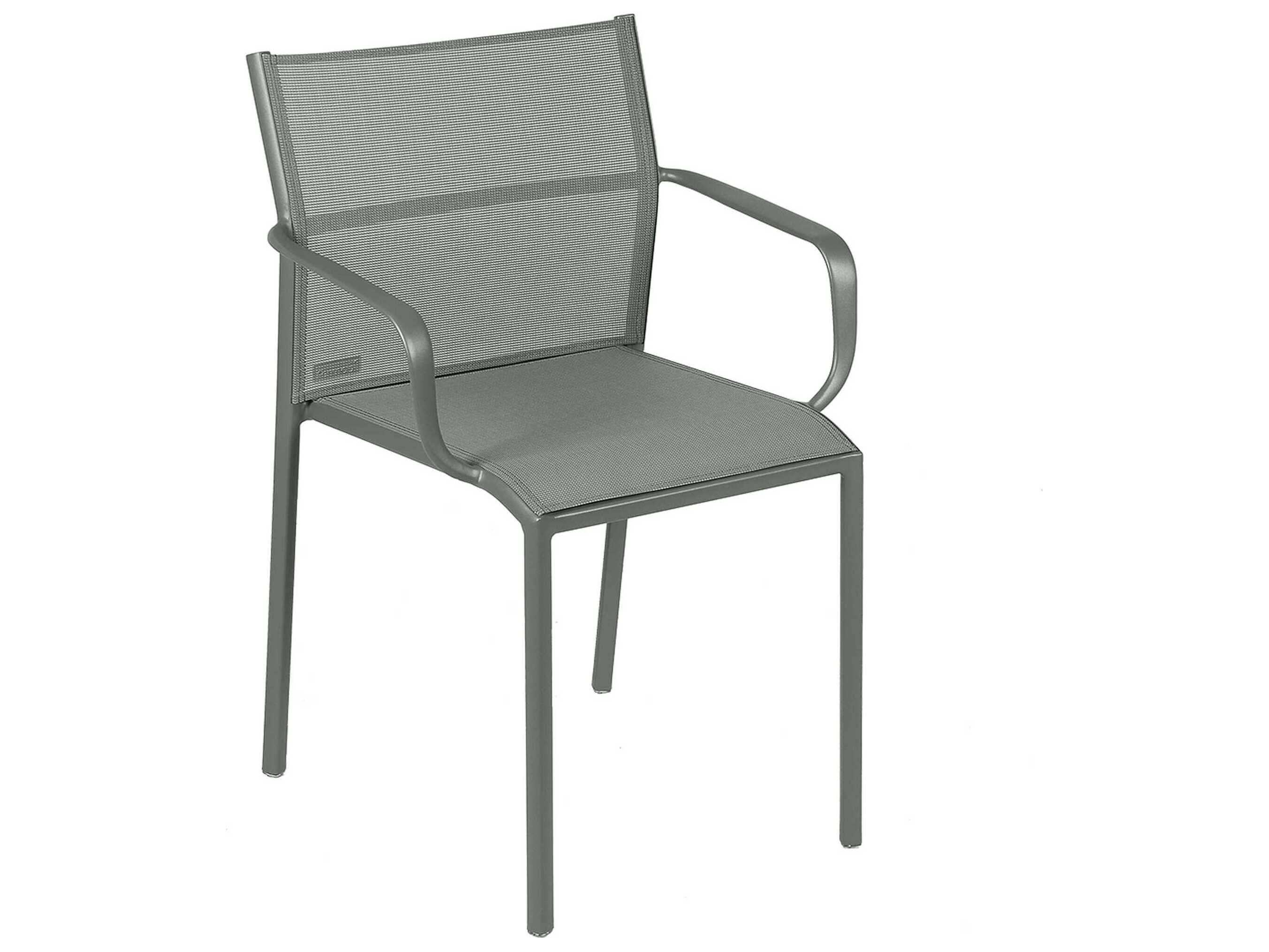 Fermob Cadiz Aluminum Sling Dining Chair Set of 4