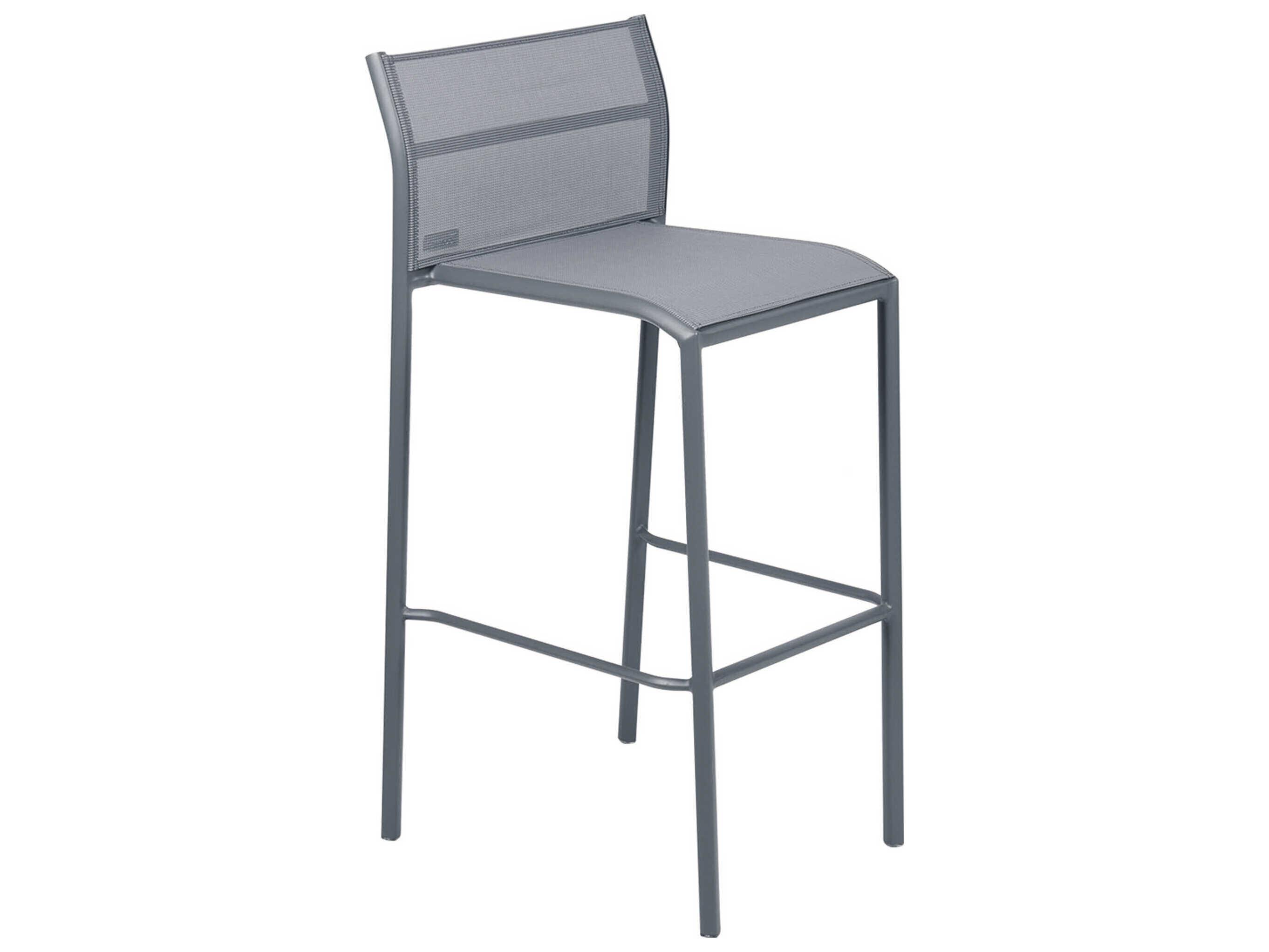 Fermob Cadiz Aluminum Sling Bar Stool Set of 2
