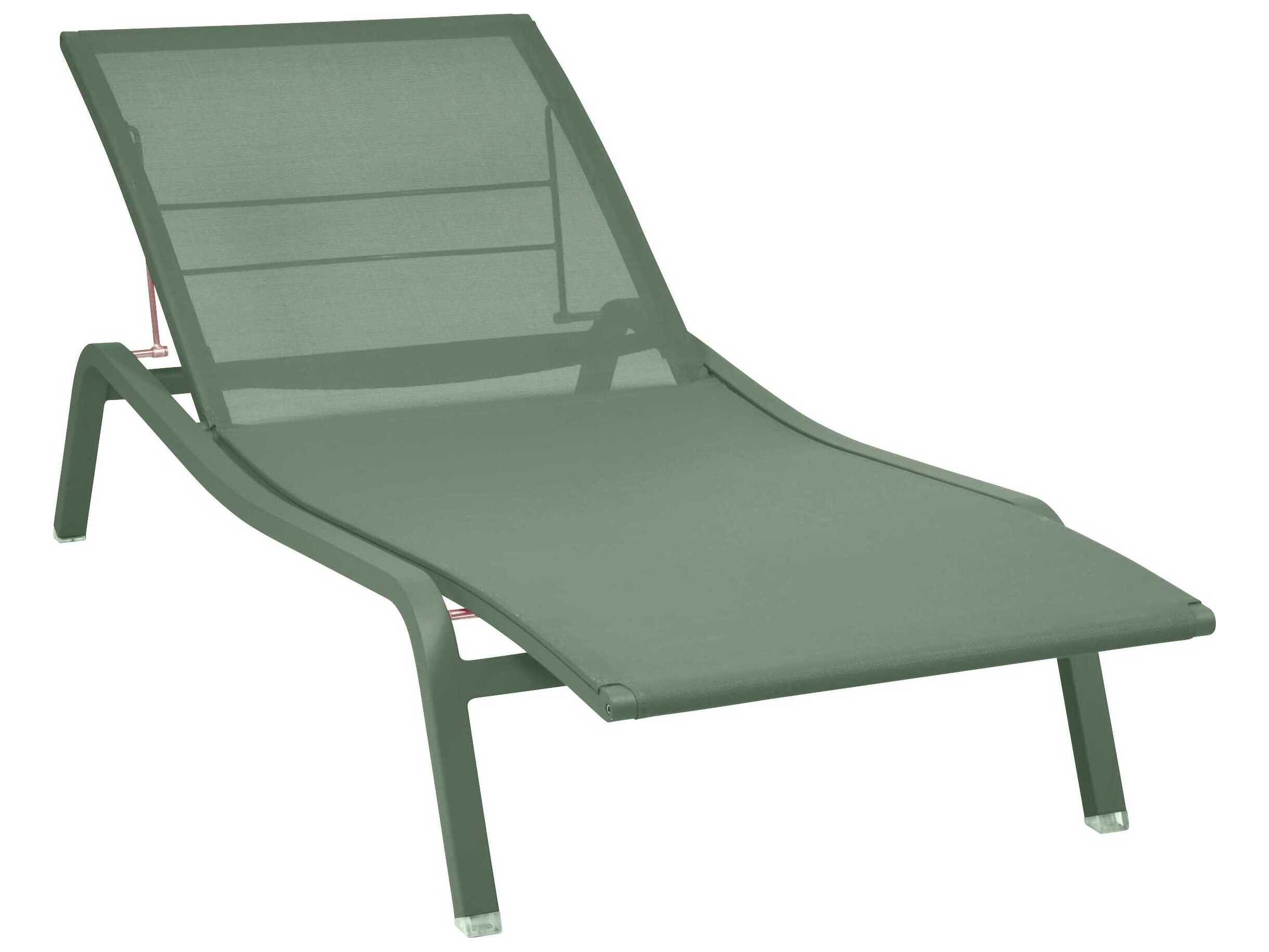 Fermob Alize Aluminum Sling Chaise Lounge