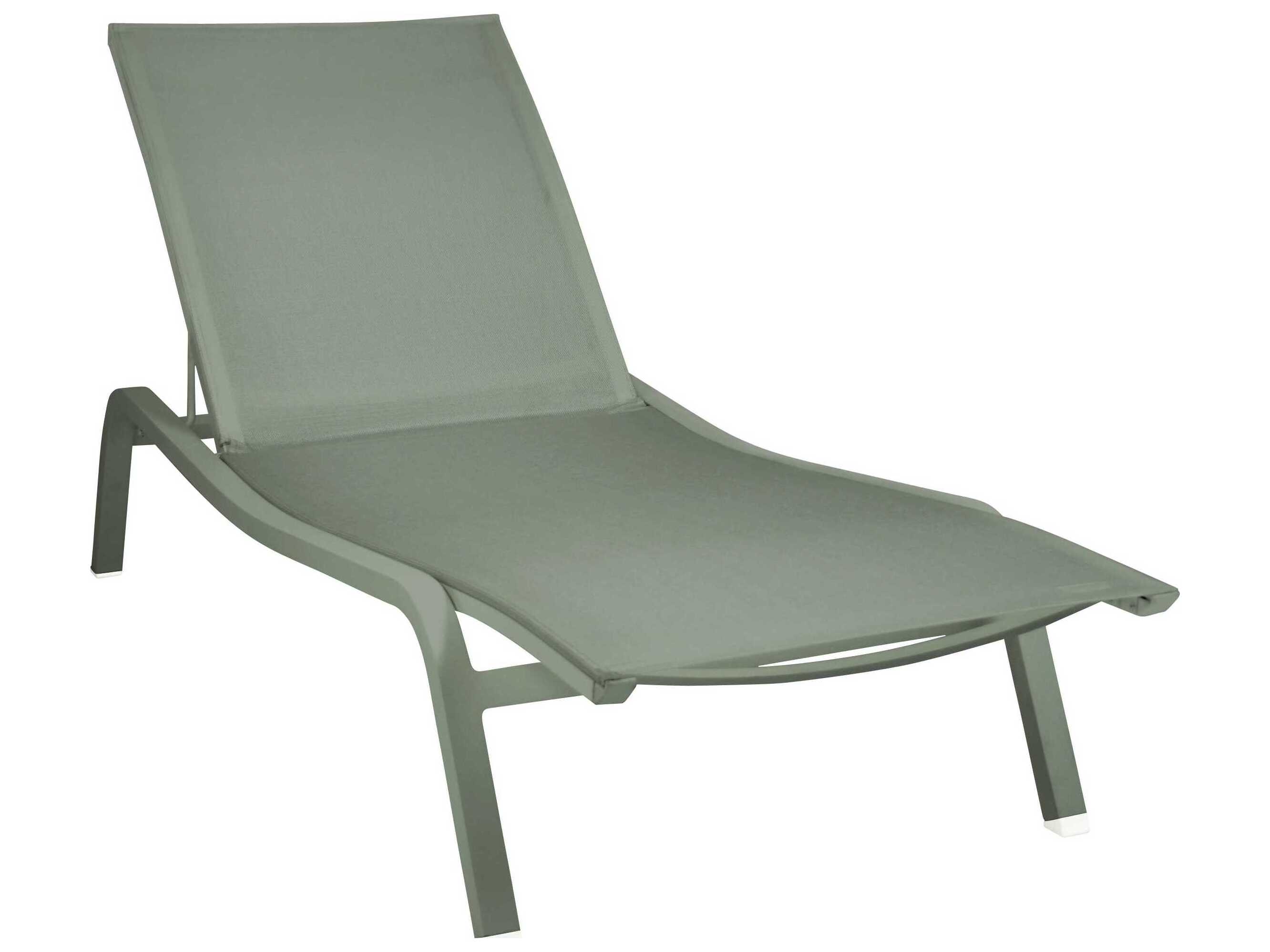 Fermob Alize XS Aluminum Sling Chaise Lounge