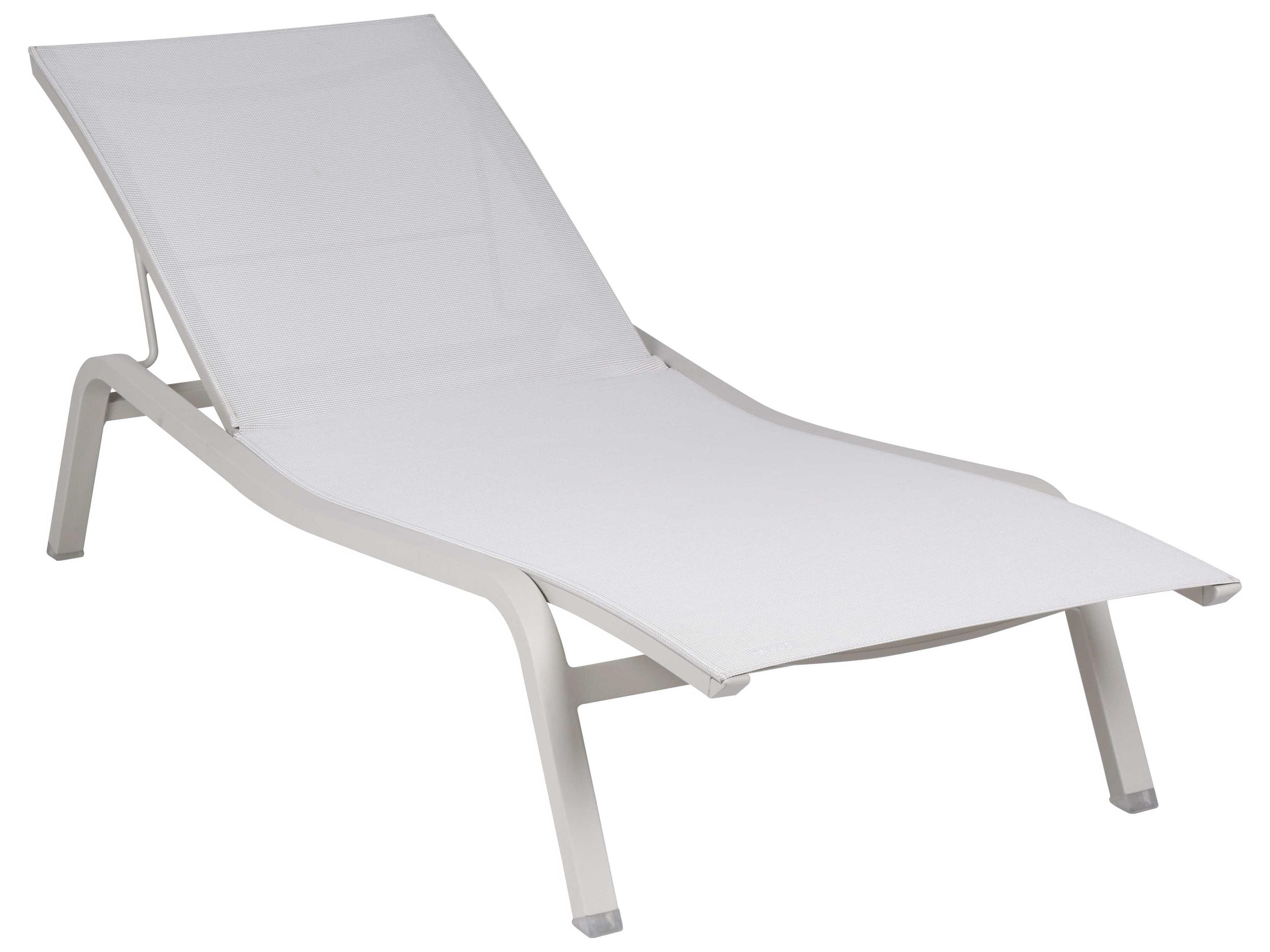 Fermob Alize XS Aluminum Sling Chaise Lounge
