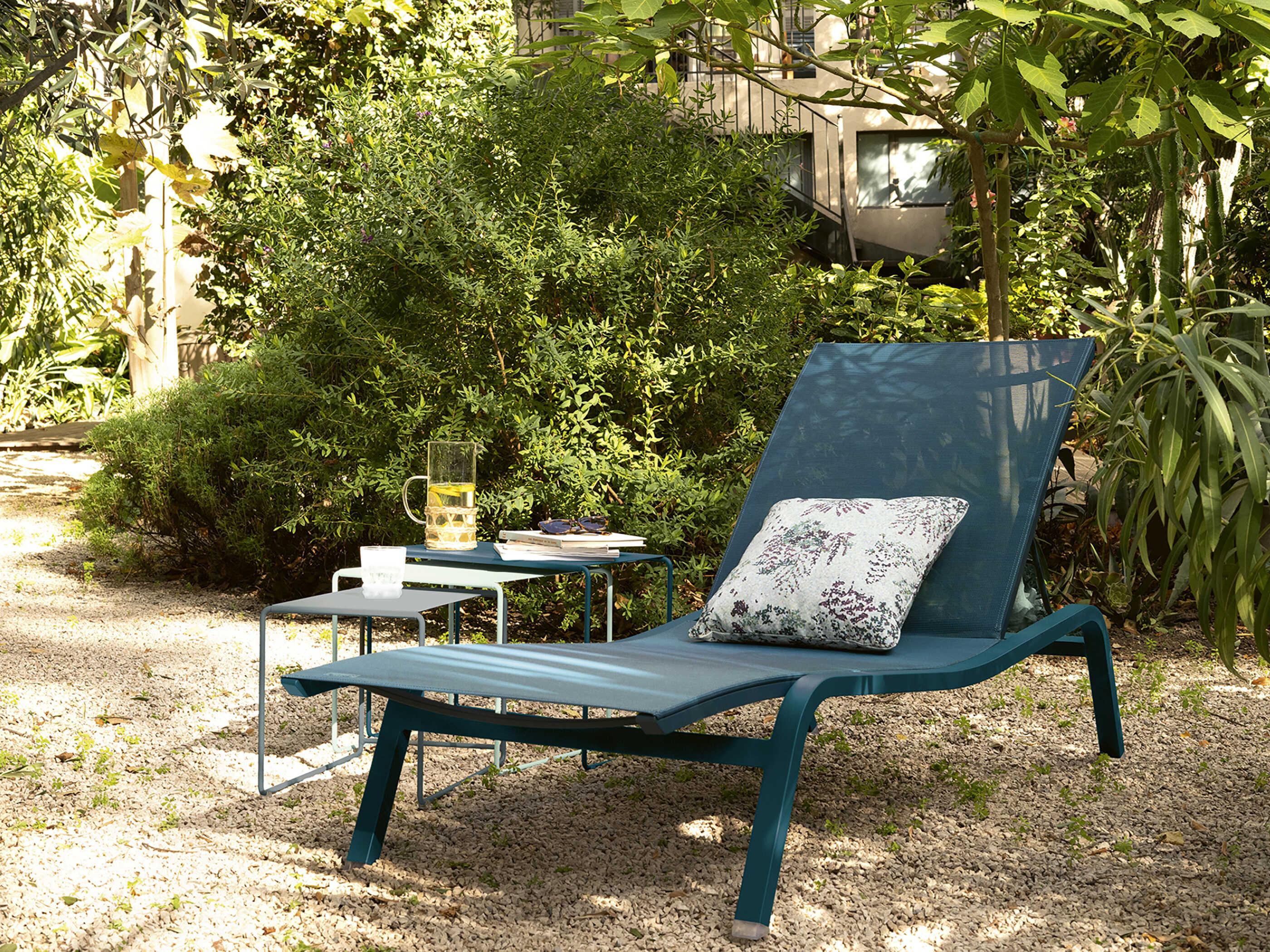 Fermob Oulala Retro Bouquet Steel Rectangular Nesting Tables