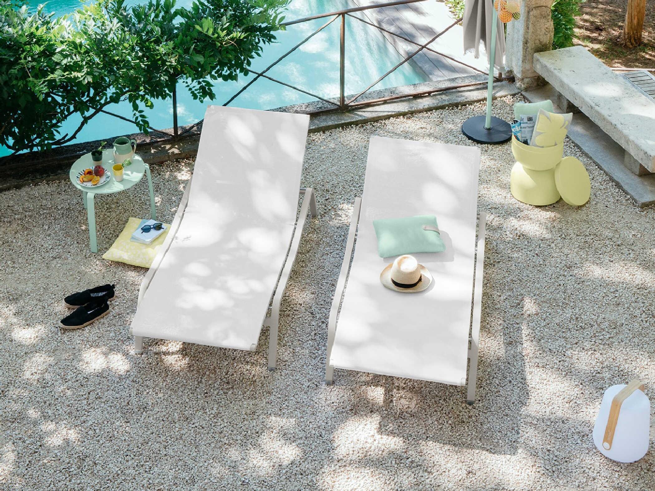 Fermob Alize Aluminum Sling Lounge Set