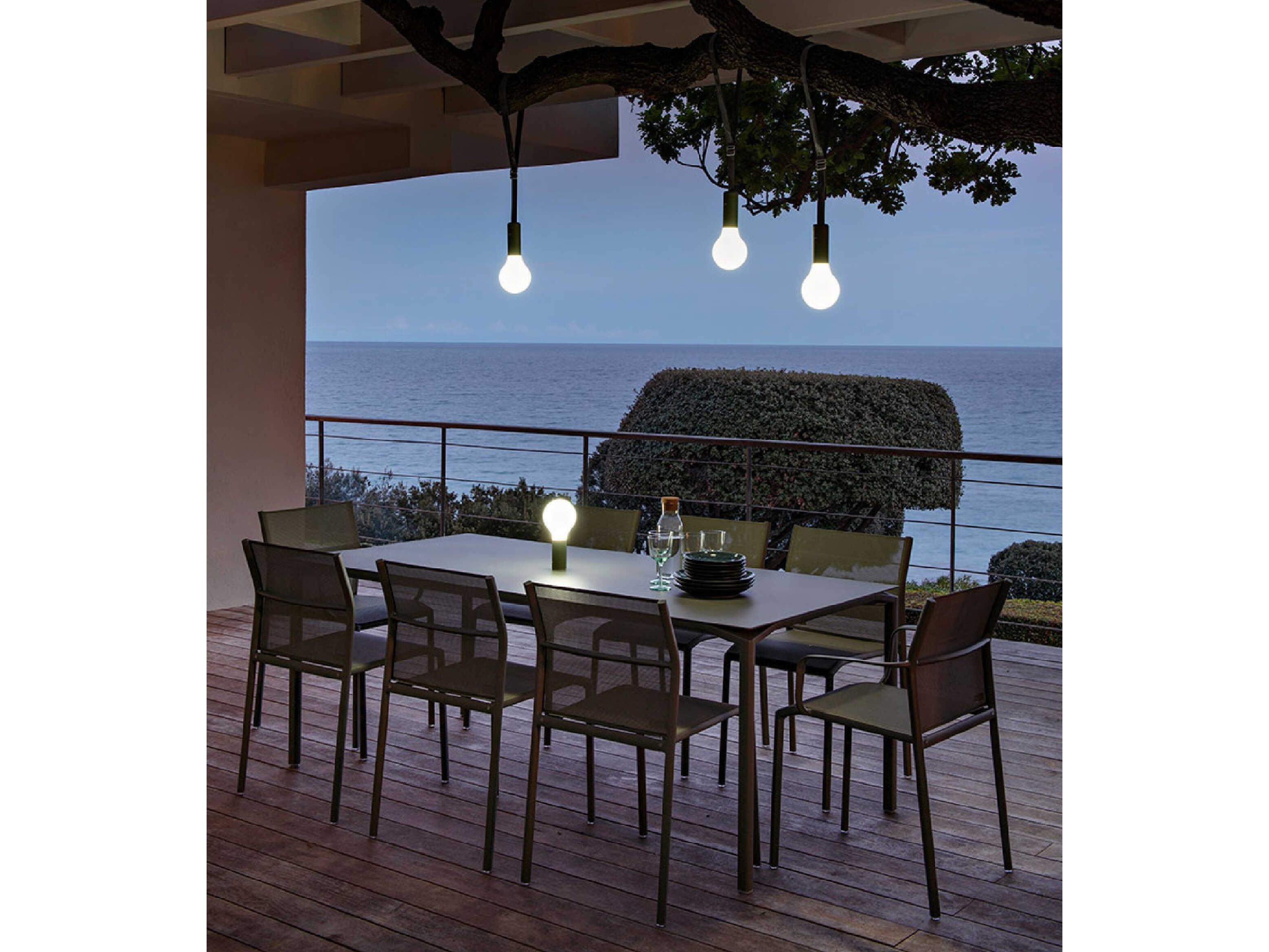 Fermob Calvi Aluminum Dining Set
