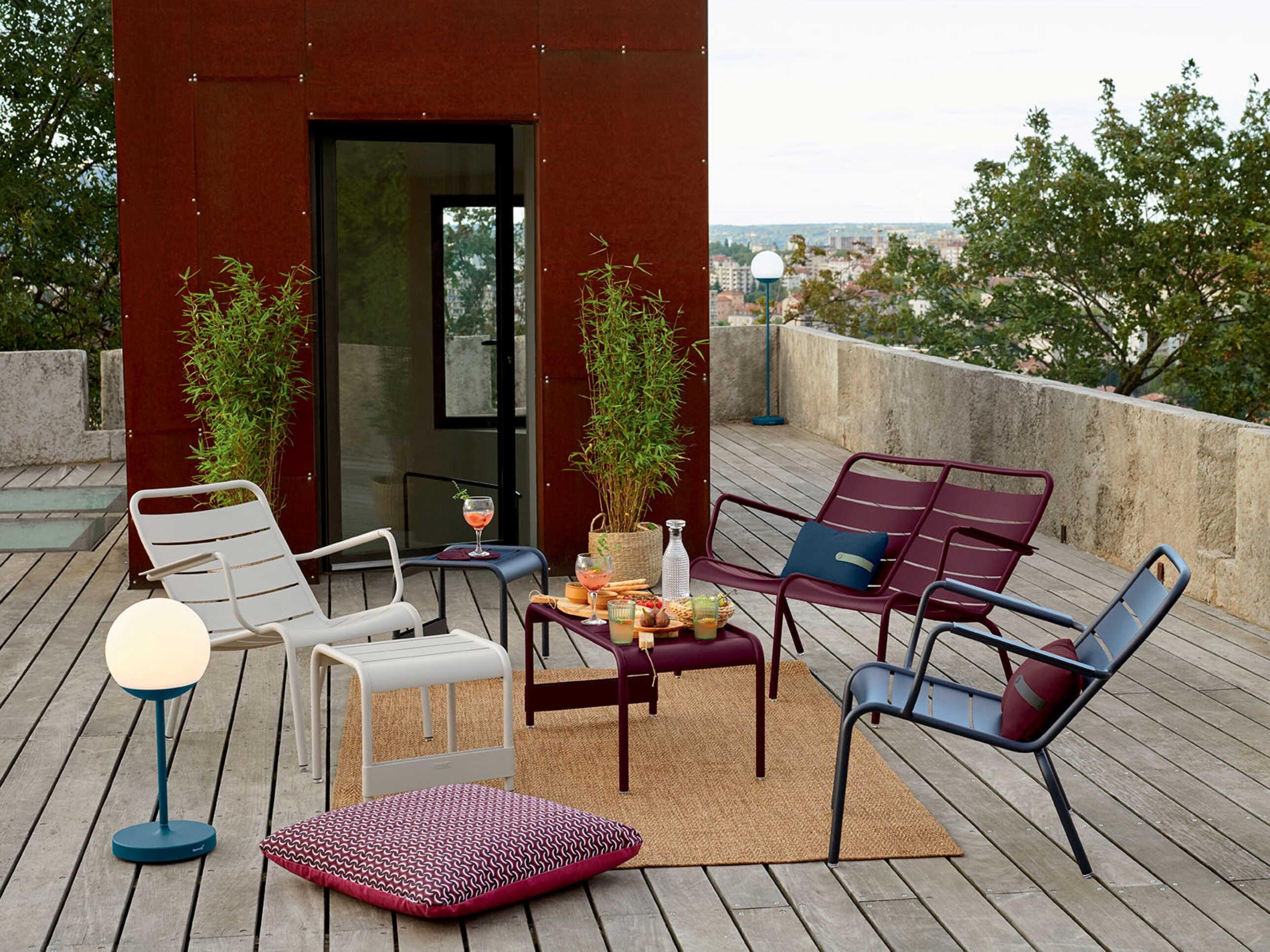 Fermob Luxembourg Aluminum Metal Lounge Set