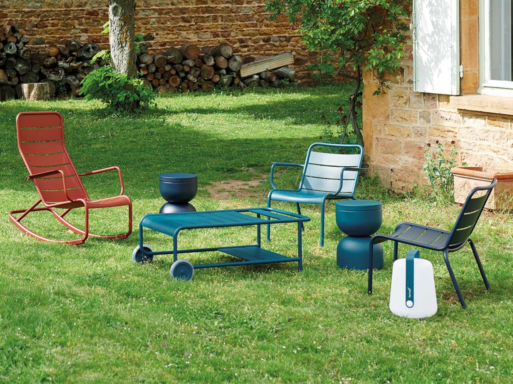 Fermob Luxembourg Aluminum Metal Lounge Set