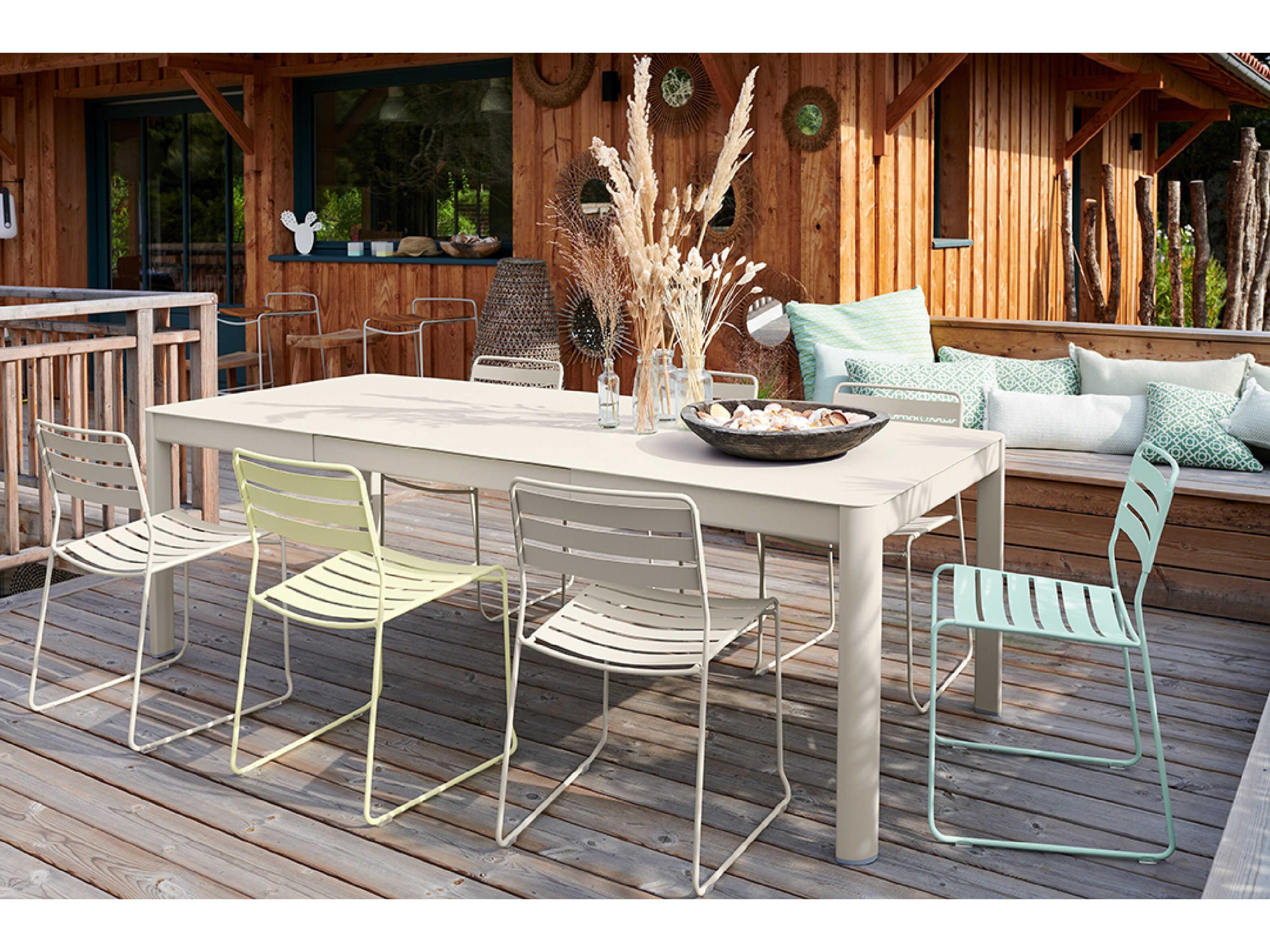 Fermob Ribambelle Aluminum Dining Set