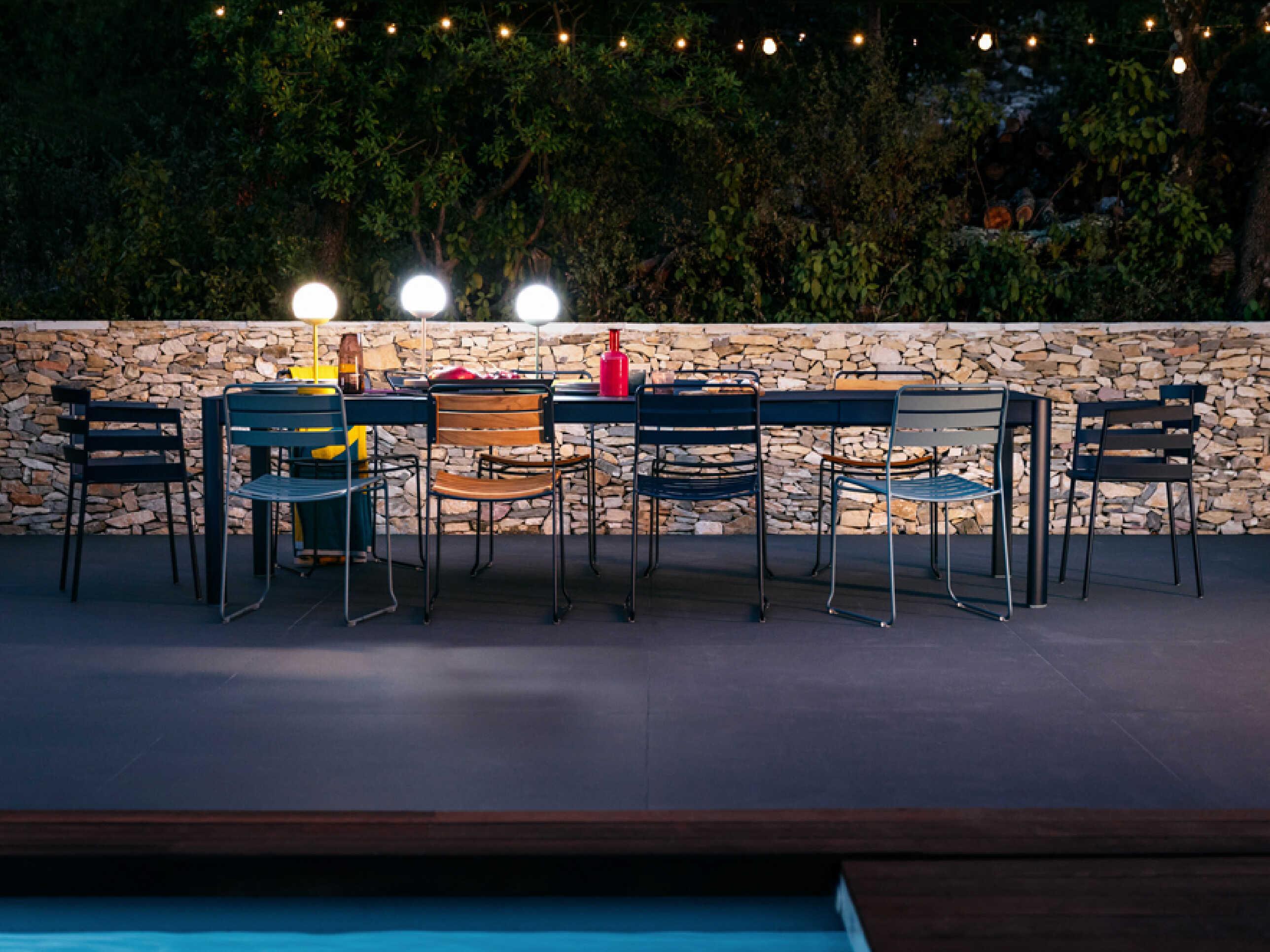 Fermob Ribambelle Aluminum Dining Set