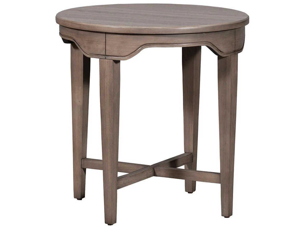 Fairfield Chair Avignon Round Wood Anjou End Table