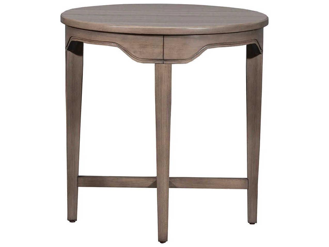 Fairfield Chair Avignon Round Wood Anjou End Table