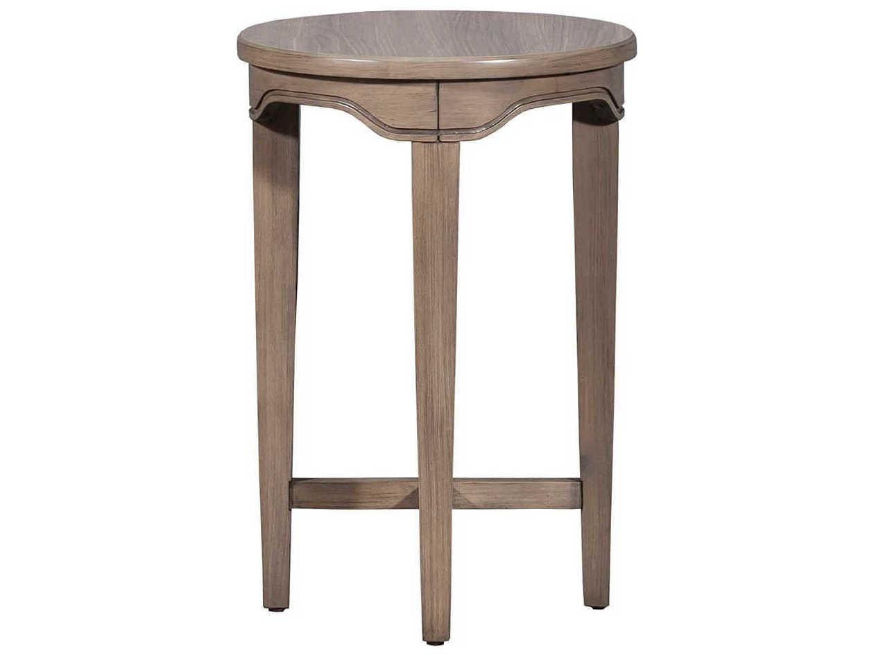 Fairfield Chair Avignon Round Wood Anjou End Table