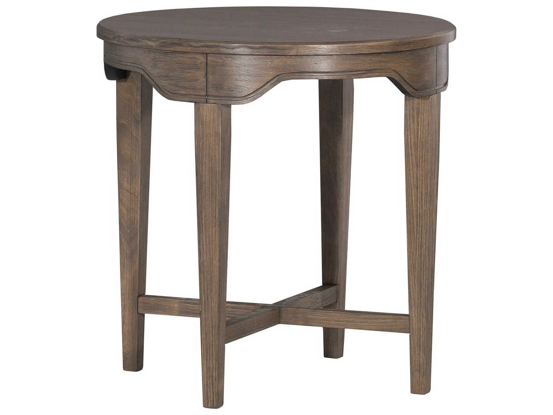 Fairfield Chair Avignon Round Wood Louve End Table