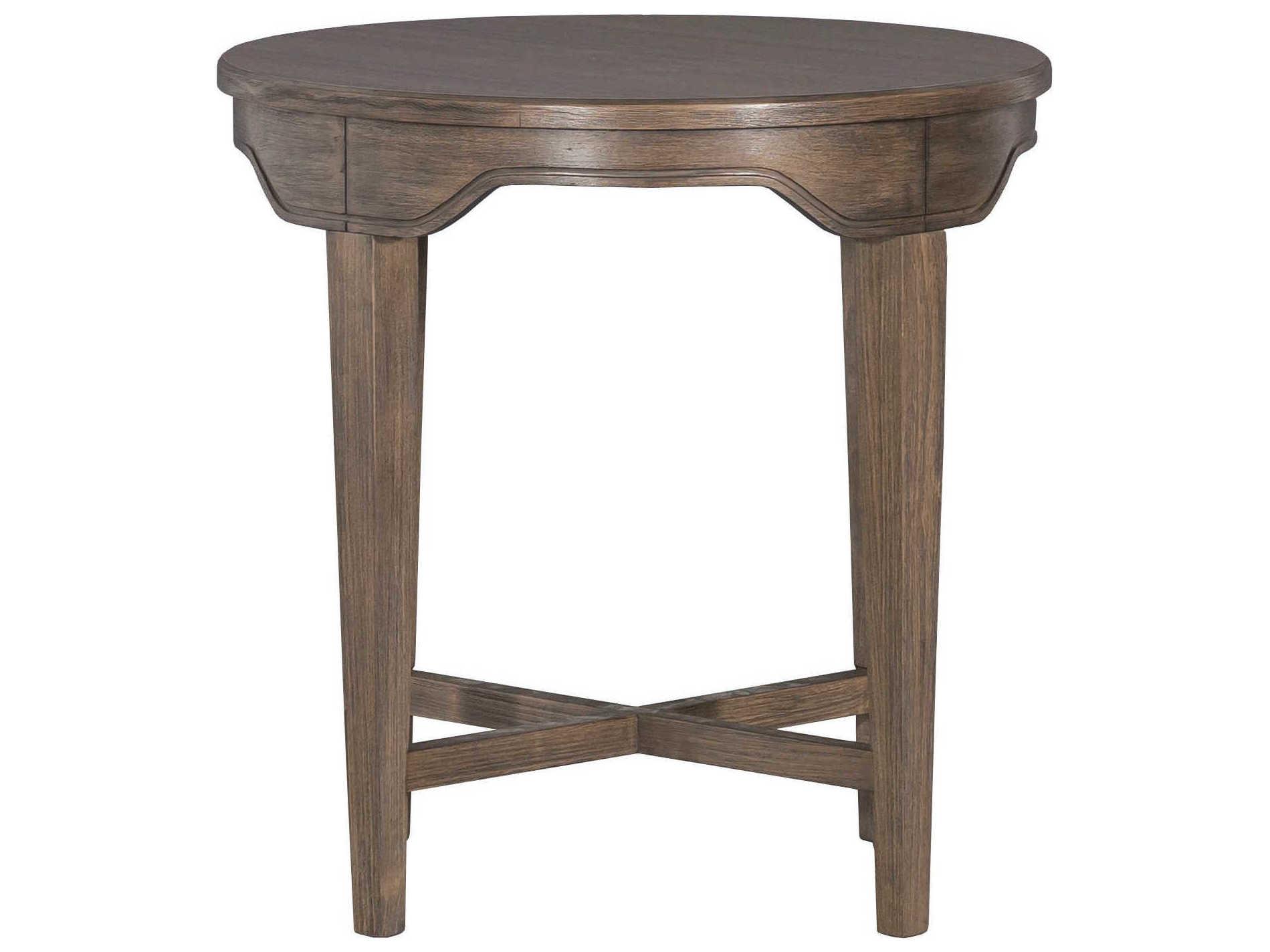 Fairfield Chair Avignon Round Wood Louve End Table