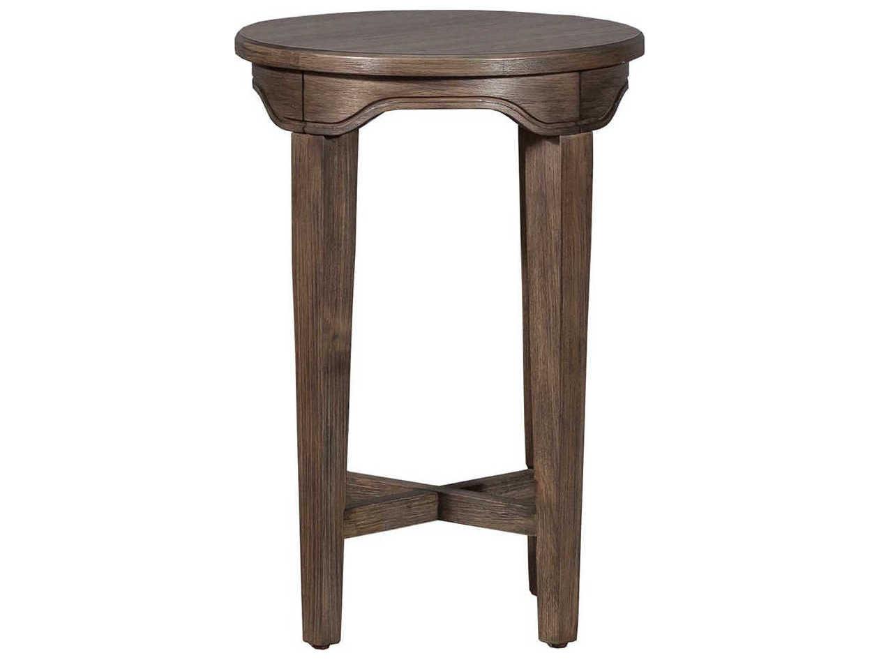 Fairfield Chair Avignon Round Wood Louve End Table