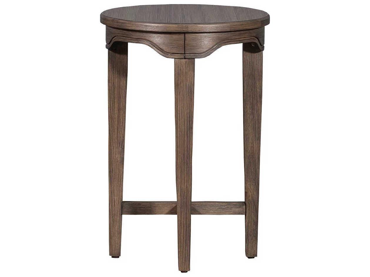 Fairfield Chair Avignon Round Wood Louve End Table