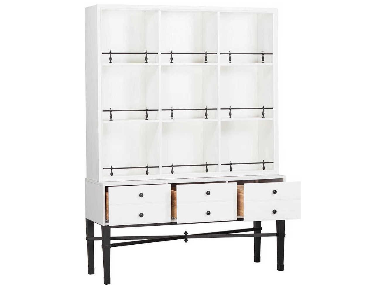 Fairfield Chair Bd Collection For Ash Wood Soft White Curio Display Cabinet