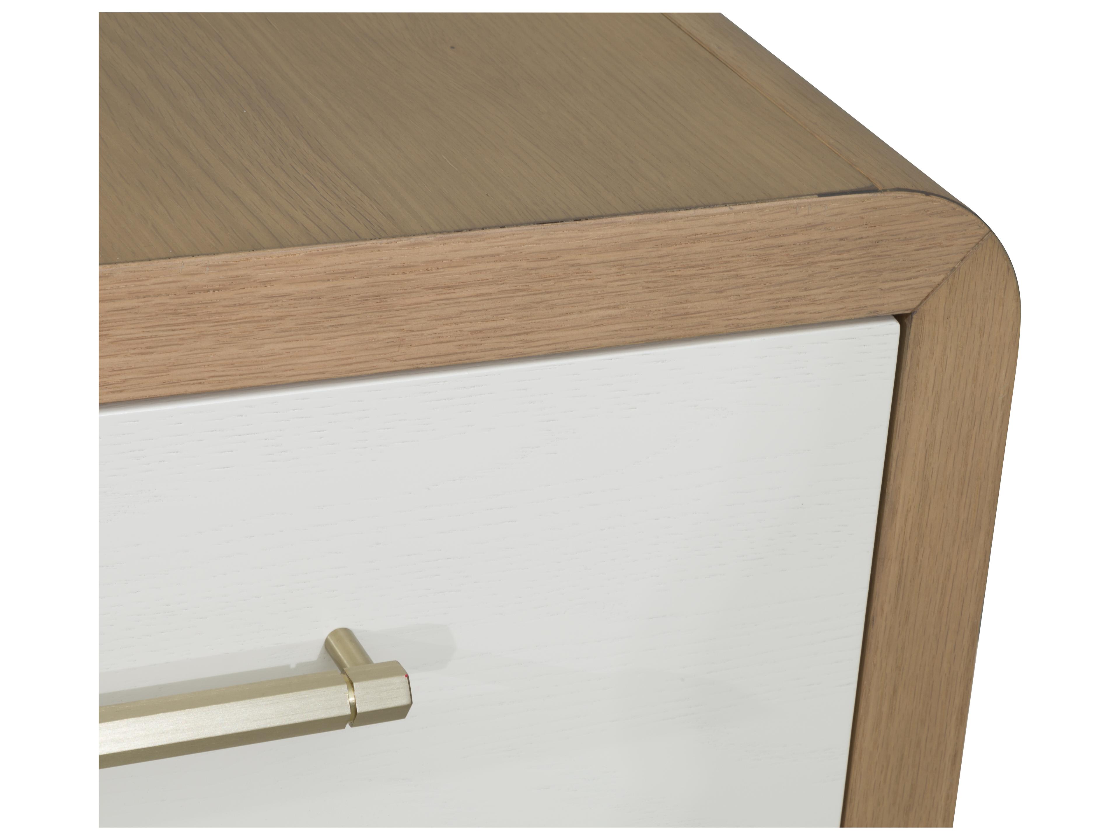 Fairfield Chair Libby Langdon For 7-Drawers White Oak Wood Double Dresser