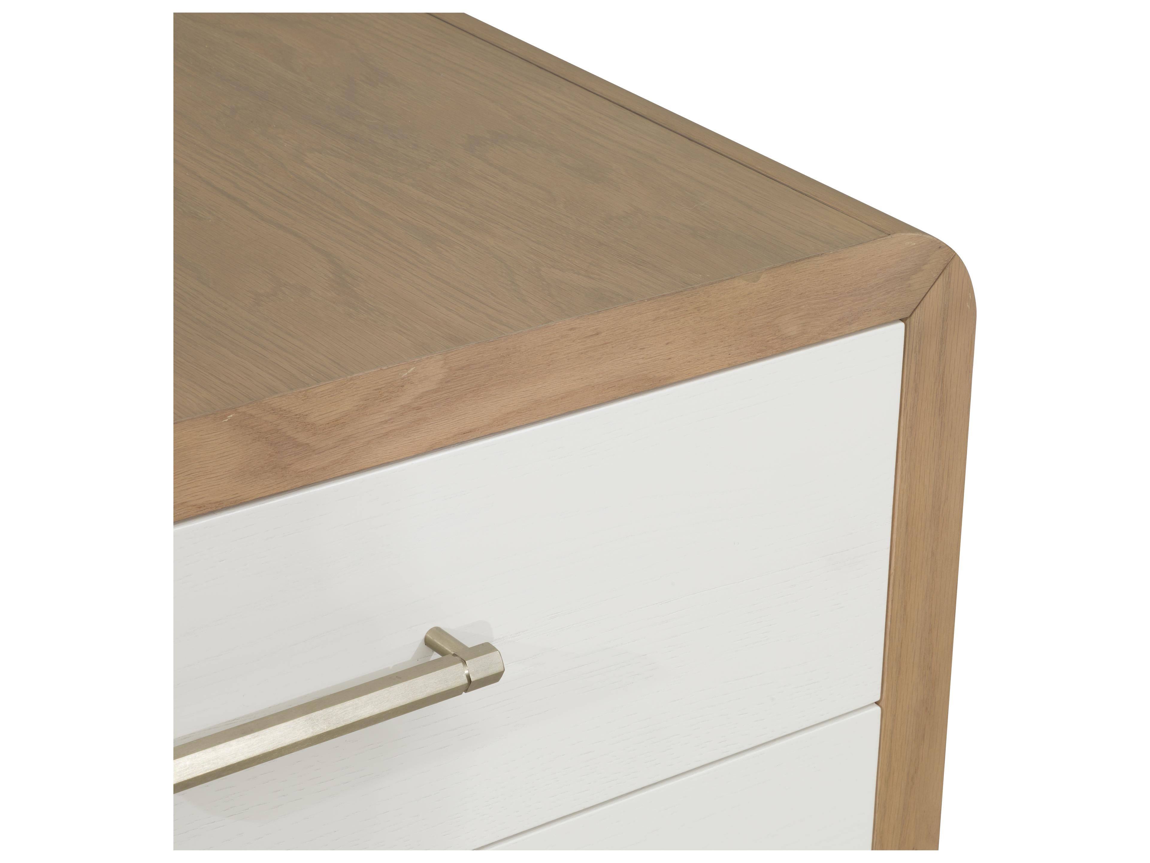 Fairfield Chair Libby Langdon For 3-Drawers White Nightstand