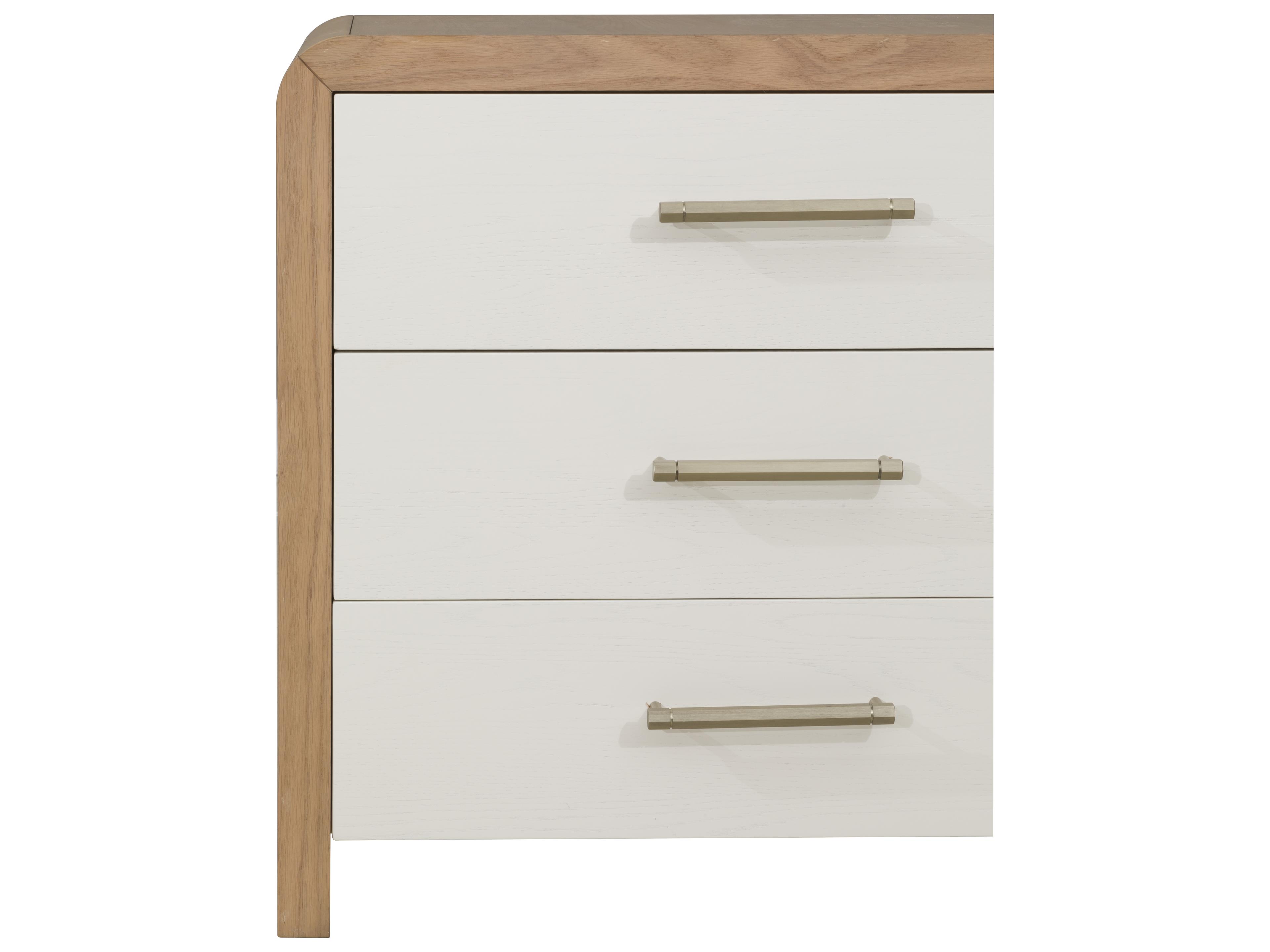 Fairfield Chair Libby Langdon For 3-Drawers White Nightstand