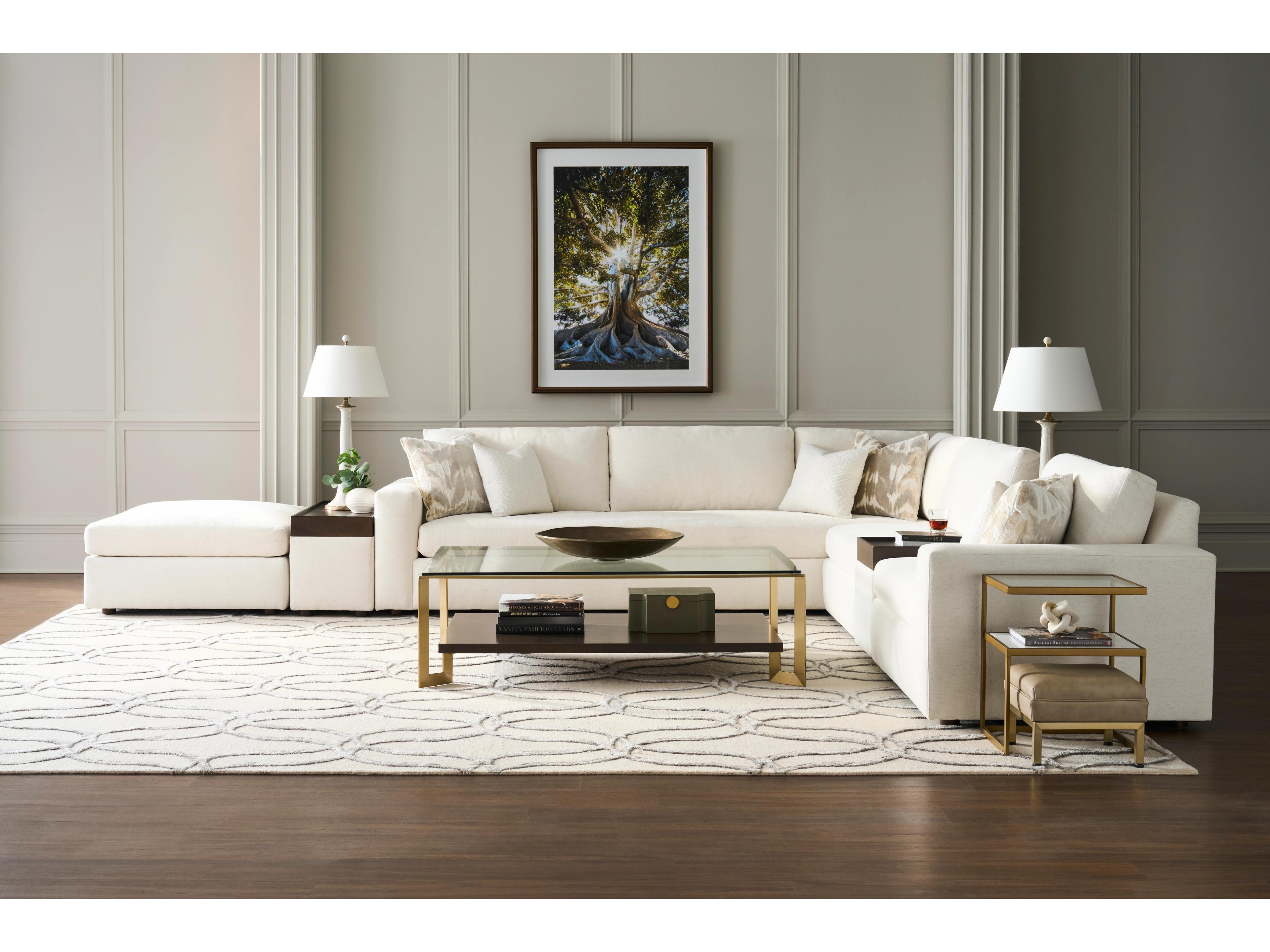 Fairfield Chair Libby Langdon For Fairfield Rectangular Glass Coffee Table