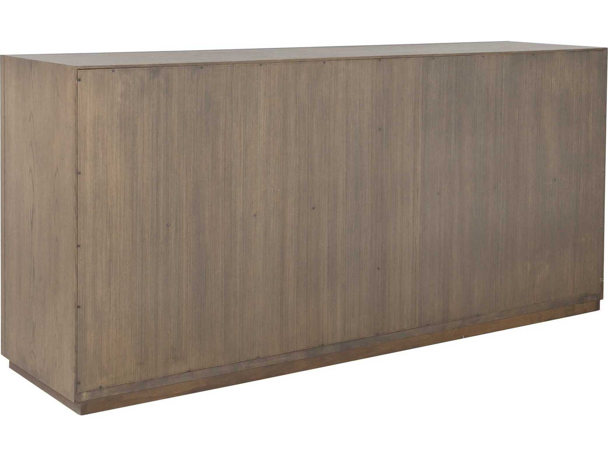 Fairfield Chair Everett 82" Oak Wood Biscotti Mica Credenza