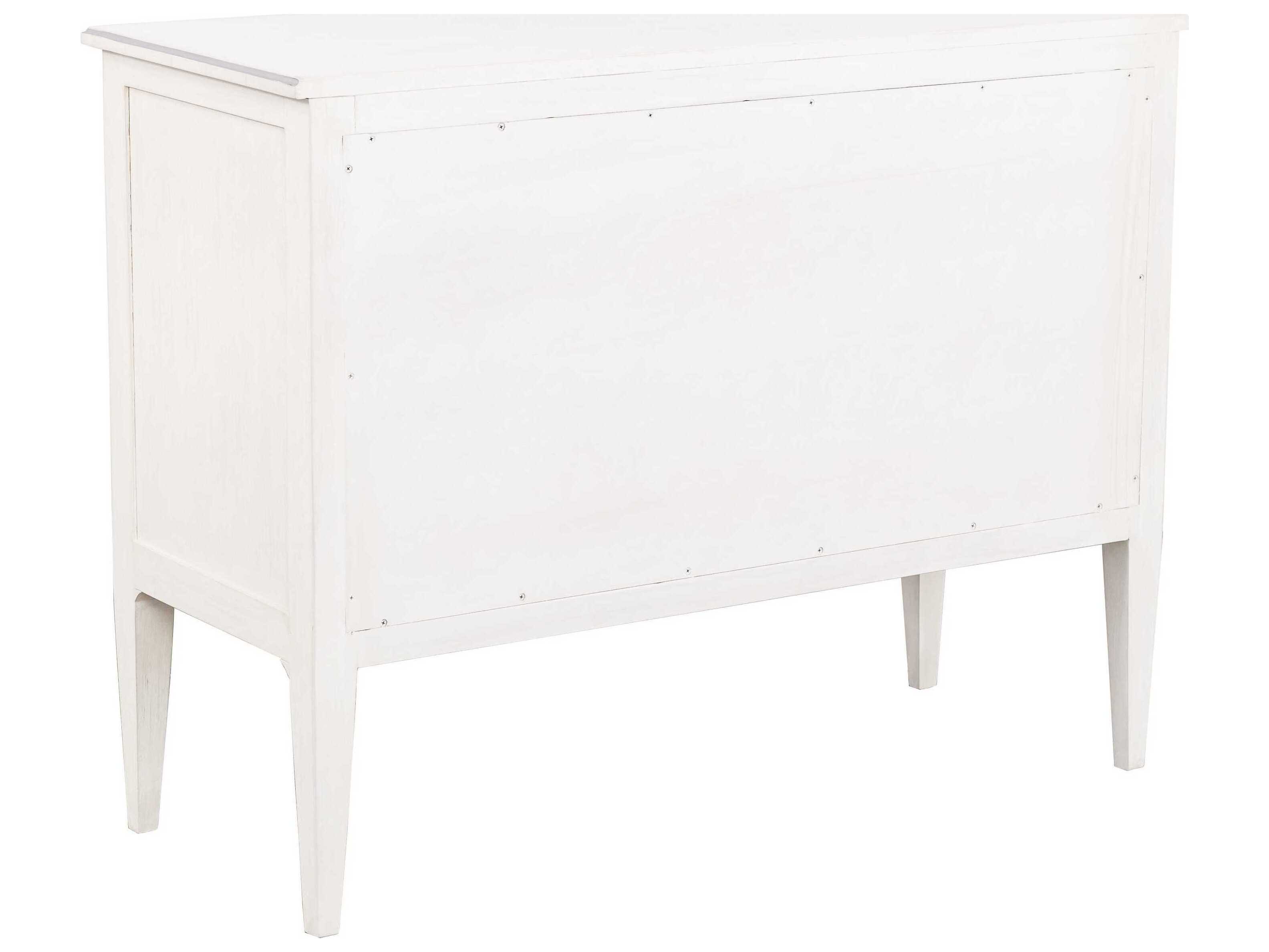 Fairfield Chair Camille 2-Drawers White Walnut Wood Nightstand