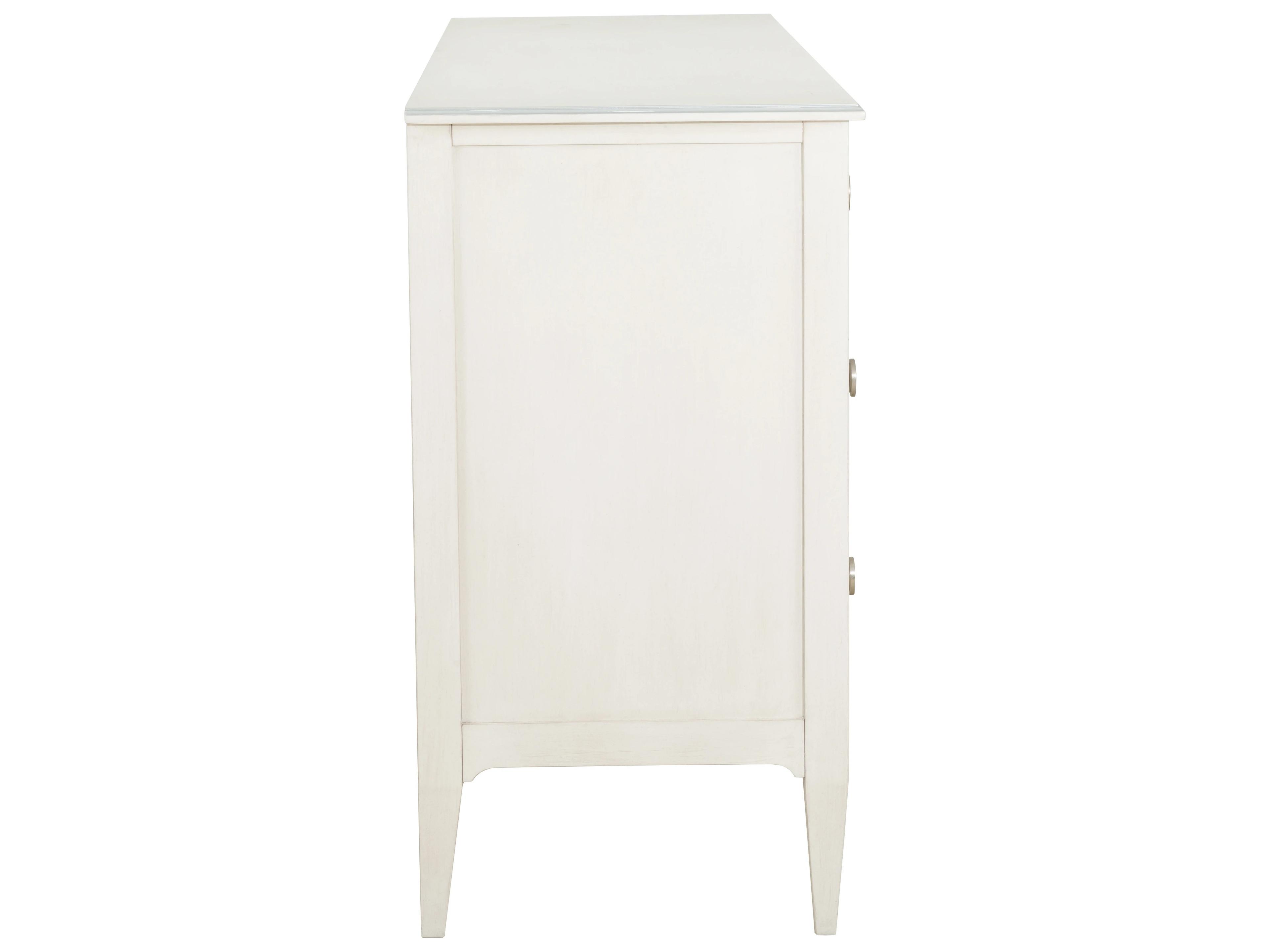 Fairfield Chair Camille 7-Drawers White Rubberwood Double Dresser