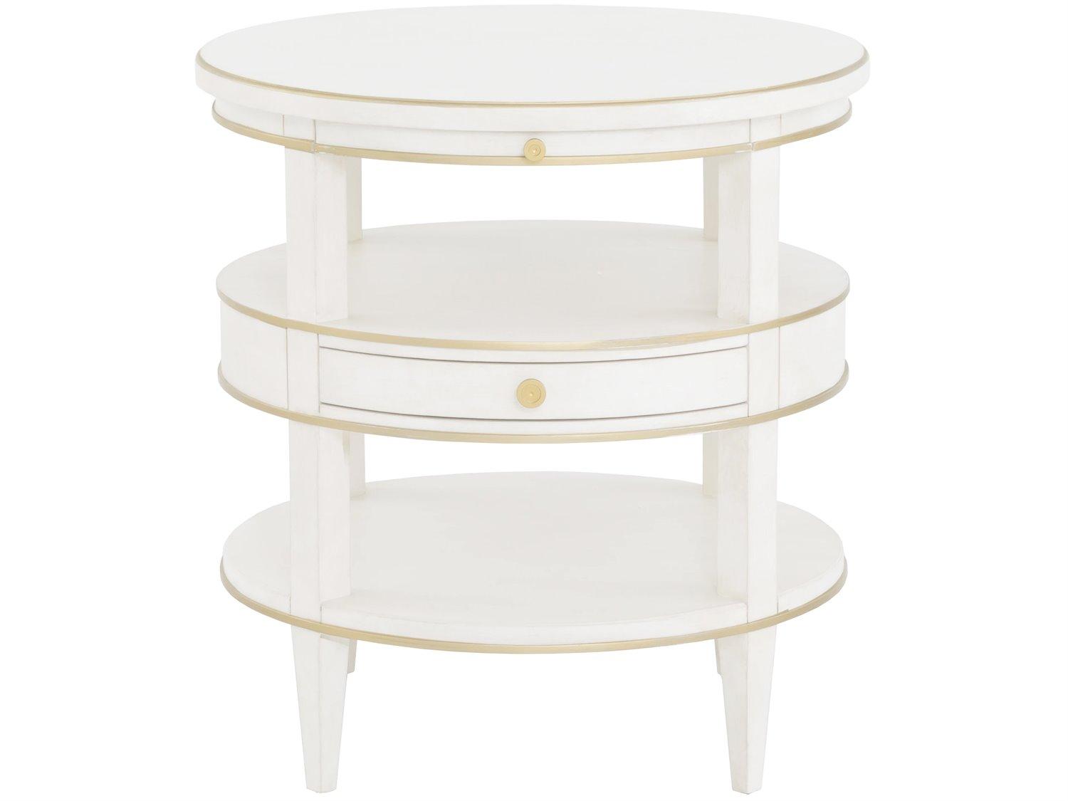 Fairfield Chair Camille Round Wood End Table