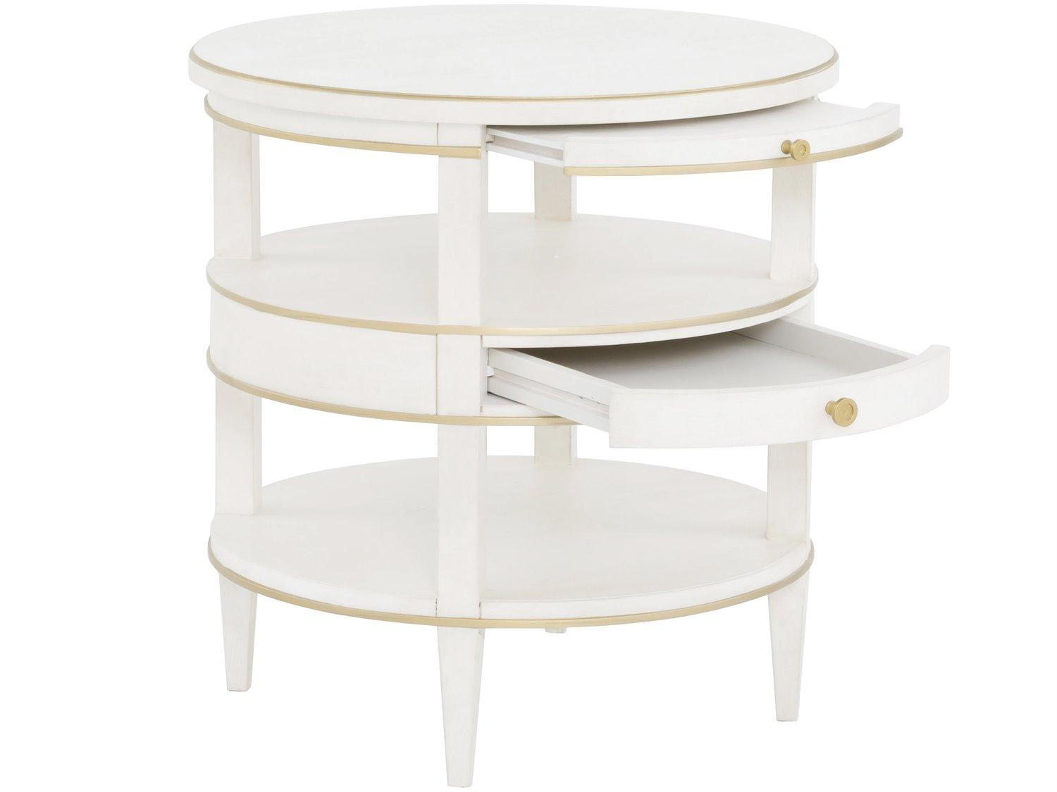 Fairfield Chair Camille Round Wood End Table