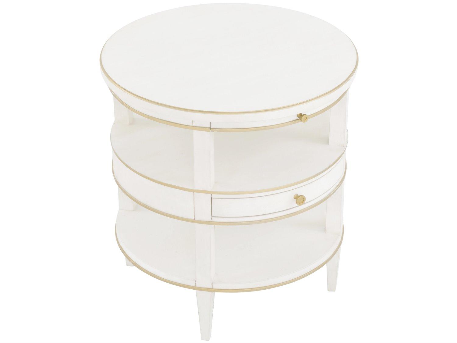 Fairfield Chair Camille Round Wood End Table