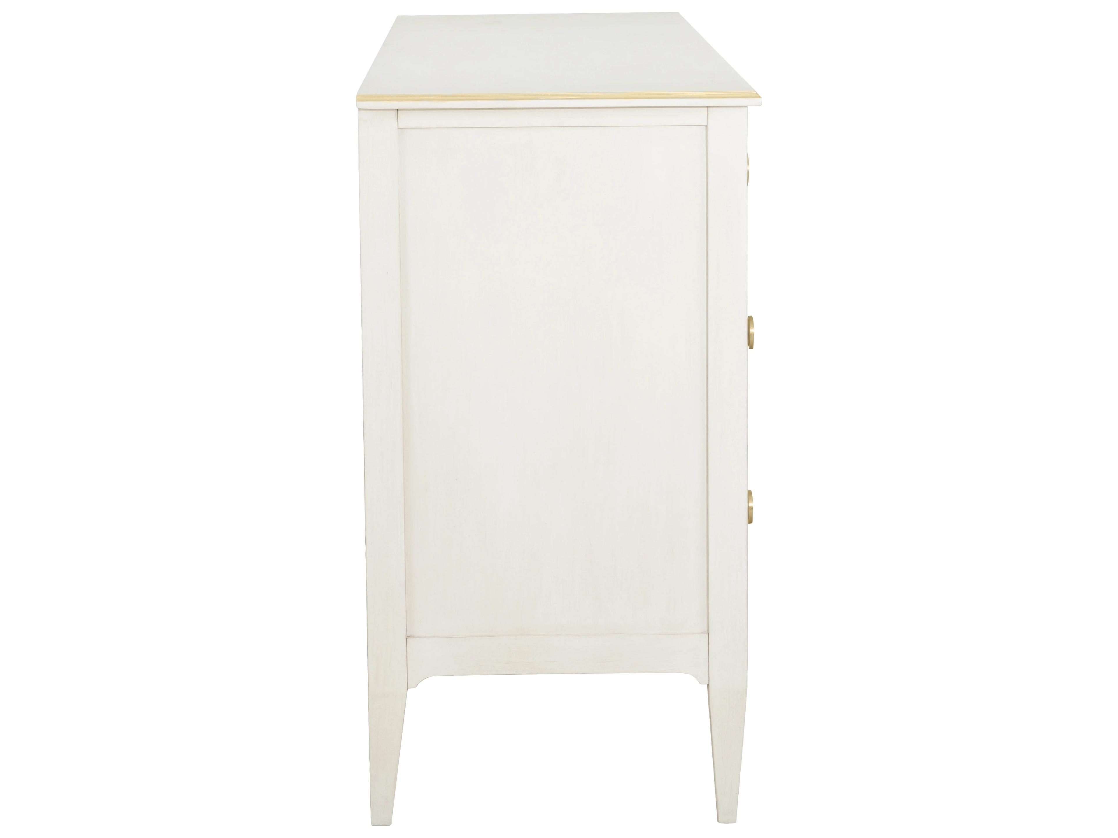 Fairfield Chair Camille 7-Drawers White Rubberwood Double Dresser