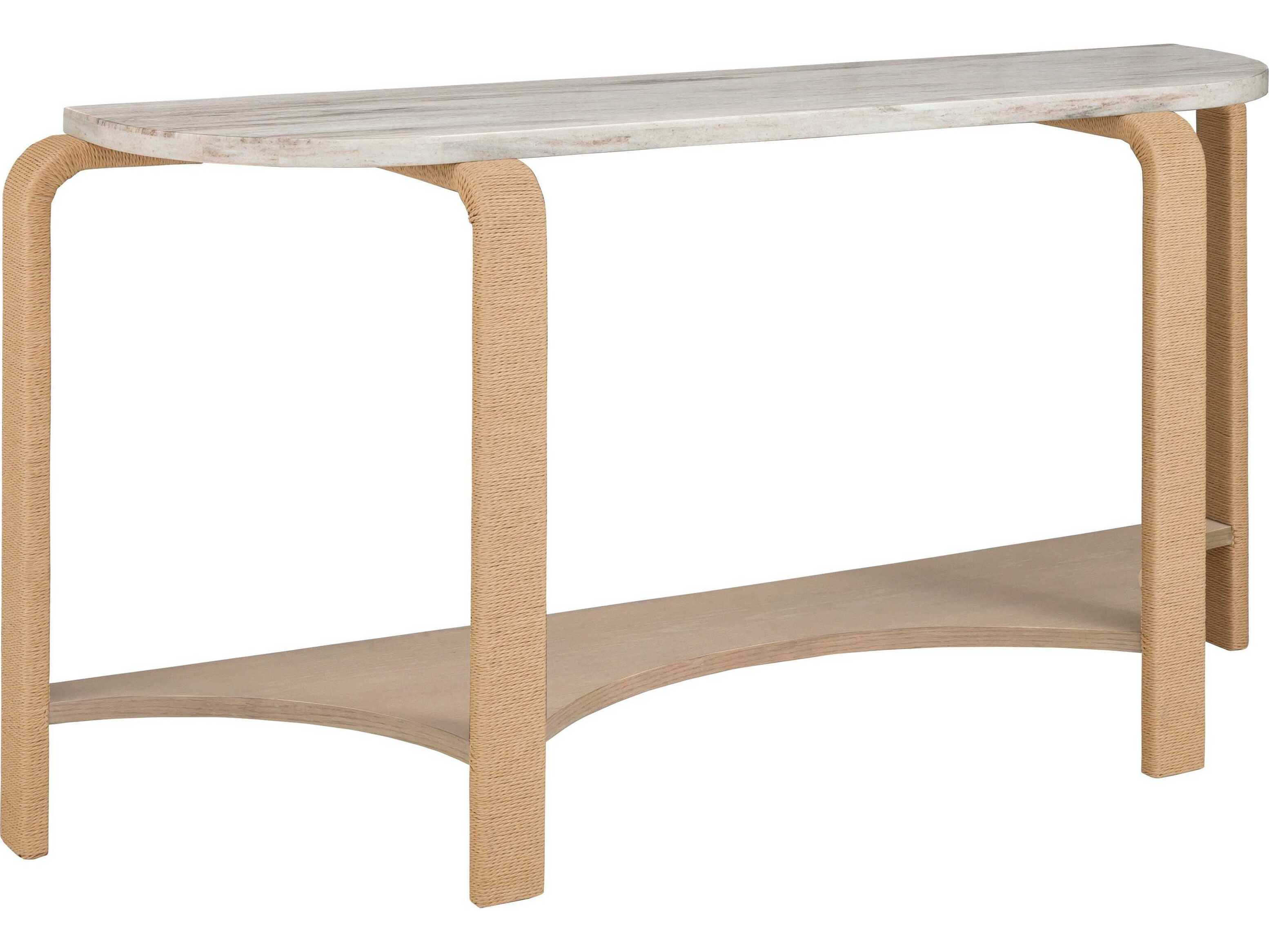 Fairfield Chair Alchemy Demilune Marble Console Table
