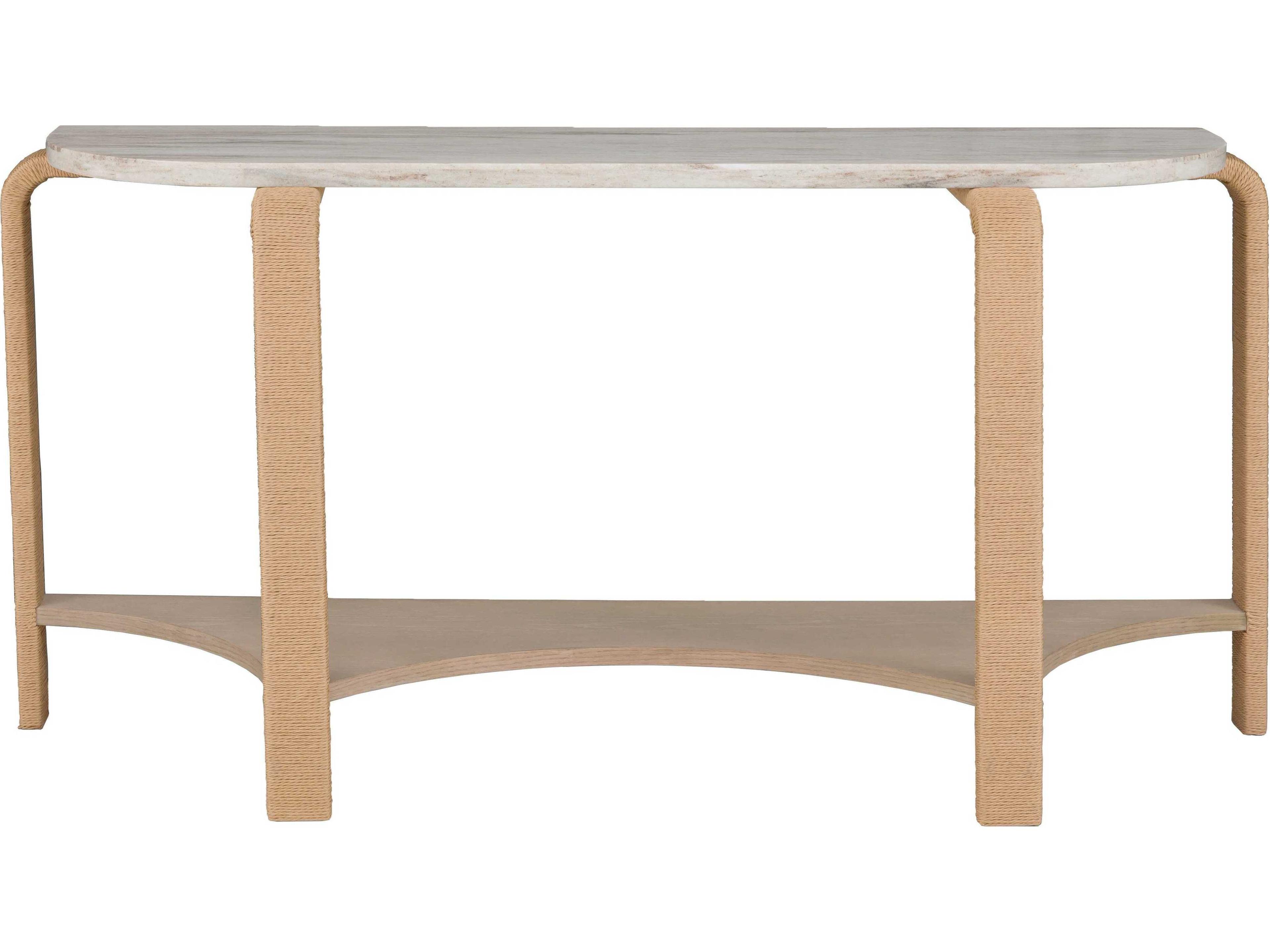 Fairfield Chair Alchemy Demilune Marble Console Table