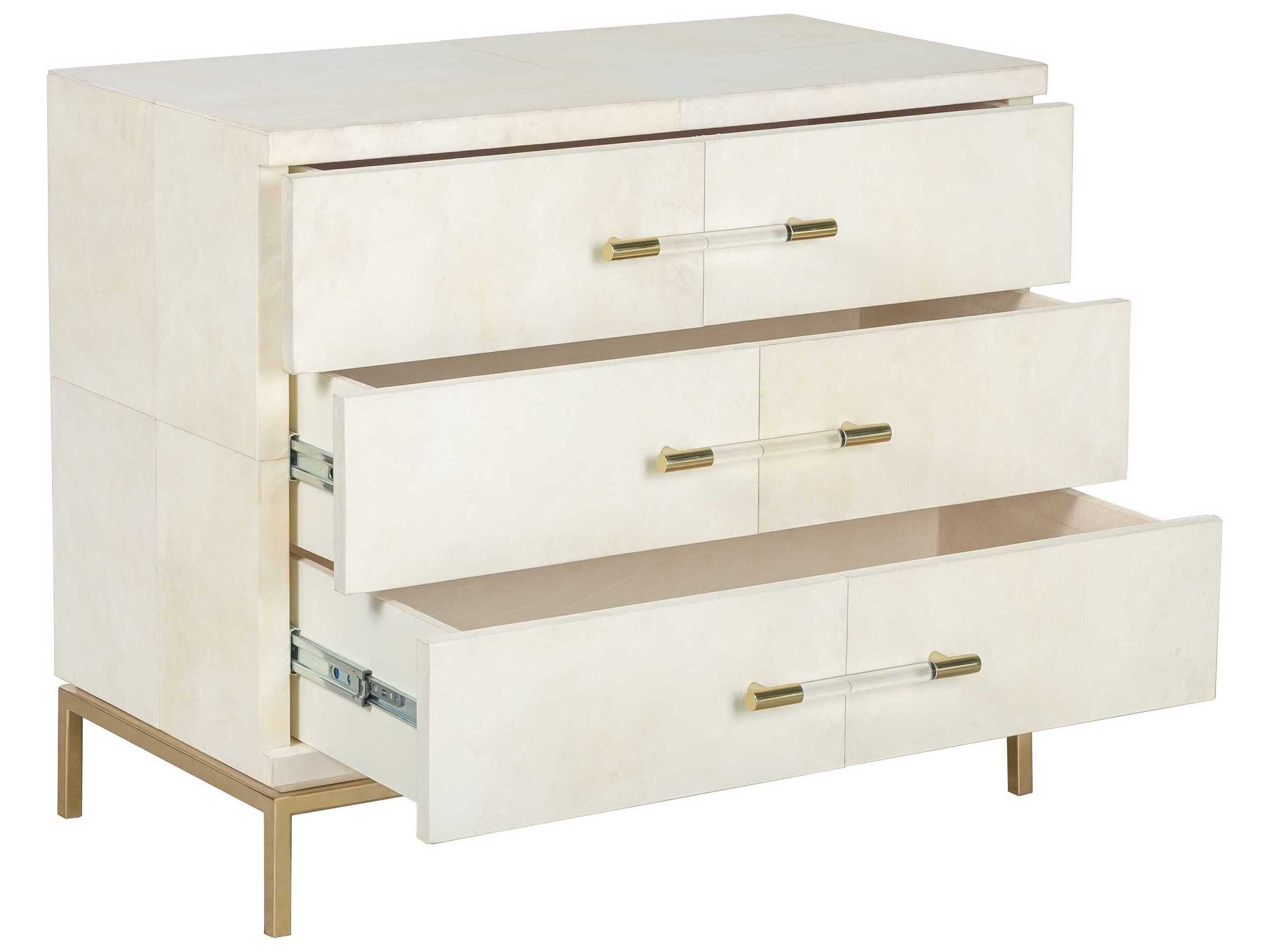 Fairfield Chair Orion 3-Drawers White Dresser