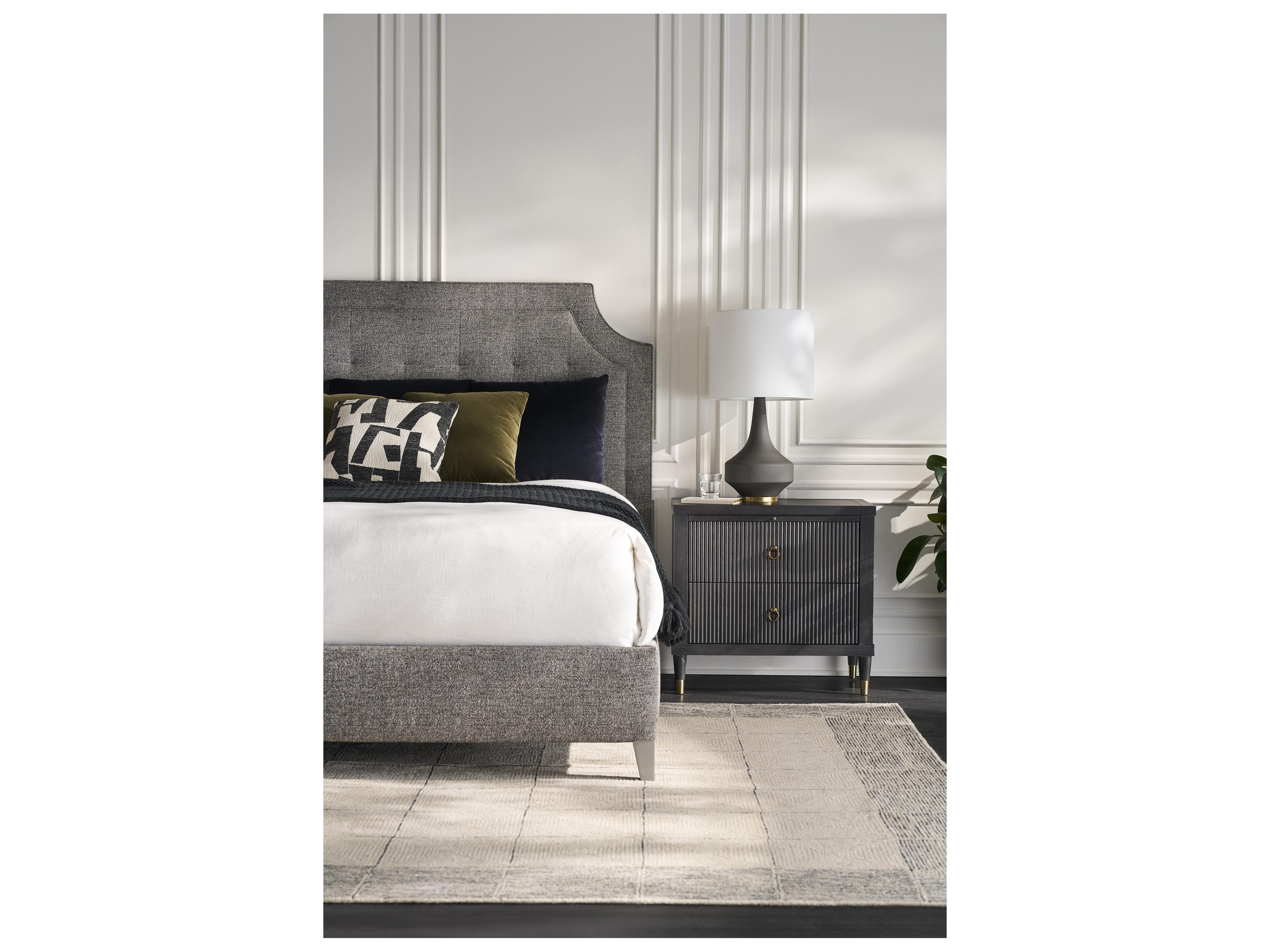 Fairfield Chair Everett 2-Drawers Black Hardwood Nightstand