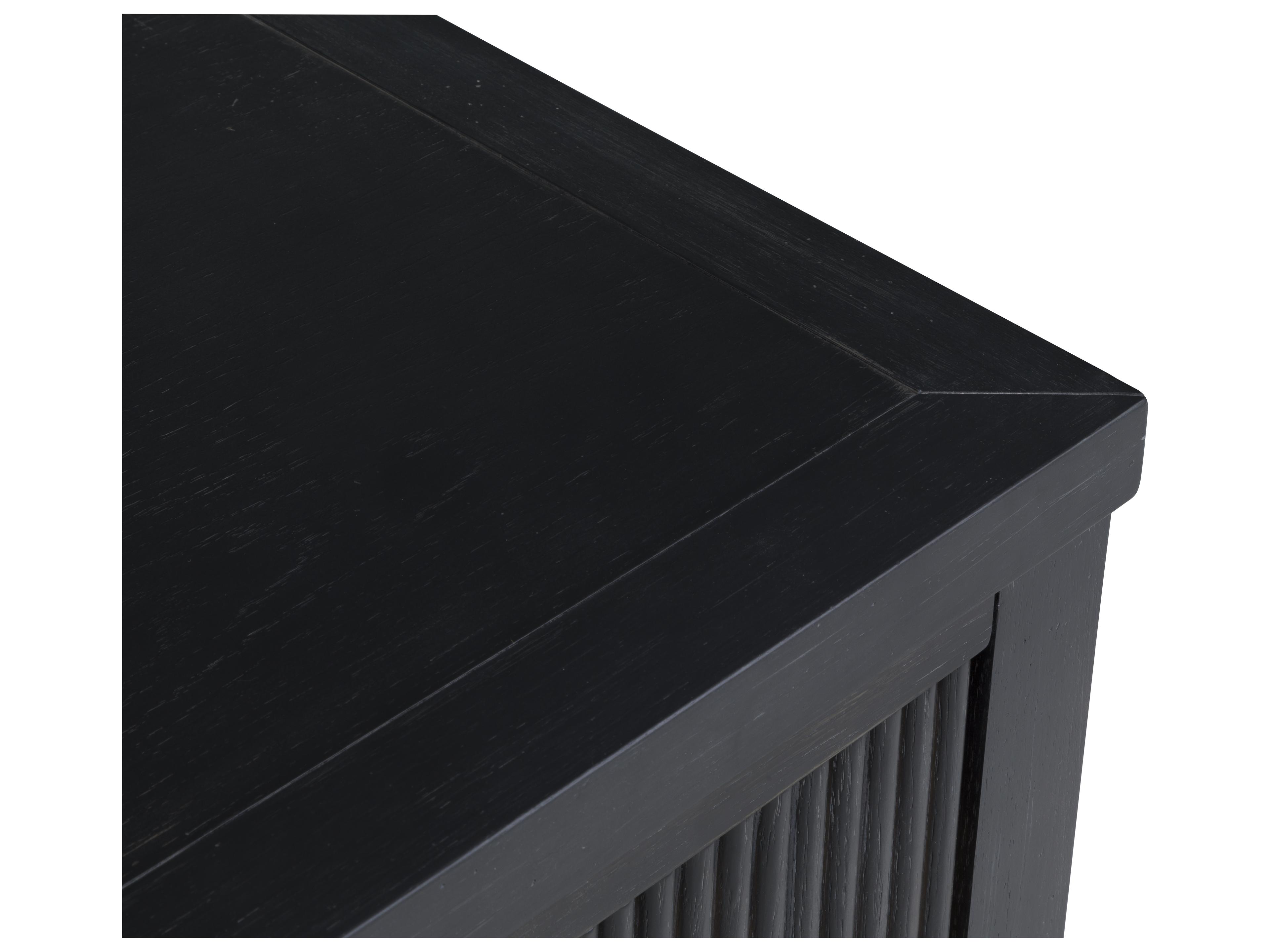 Fairfield Chair Everett 2-Drawers Black Hardwood Nightstand