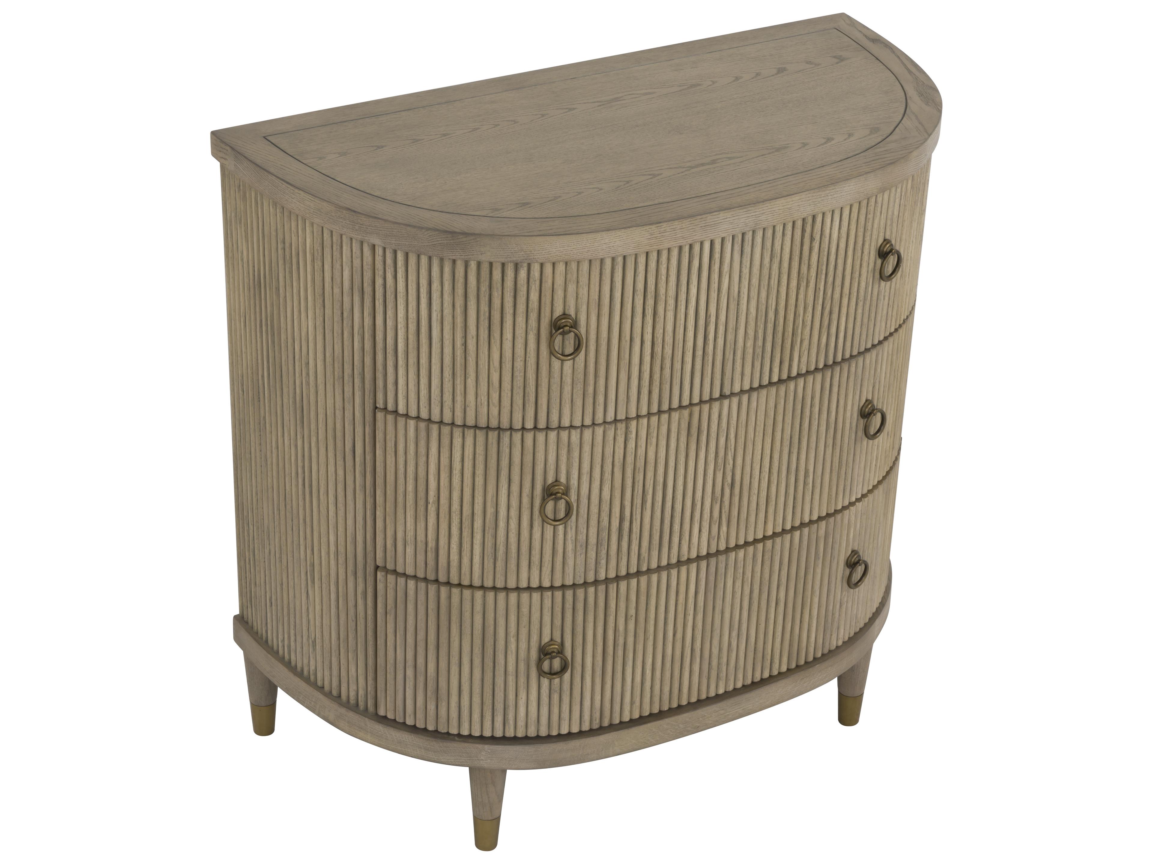 Fairfield Chair Everett 3-Drawers Gray Solid Wood Dresser