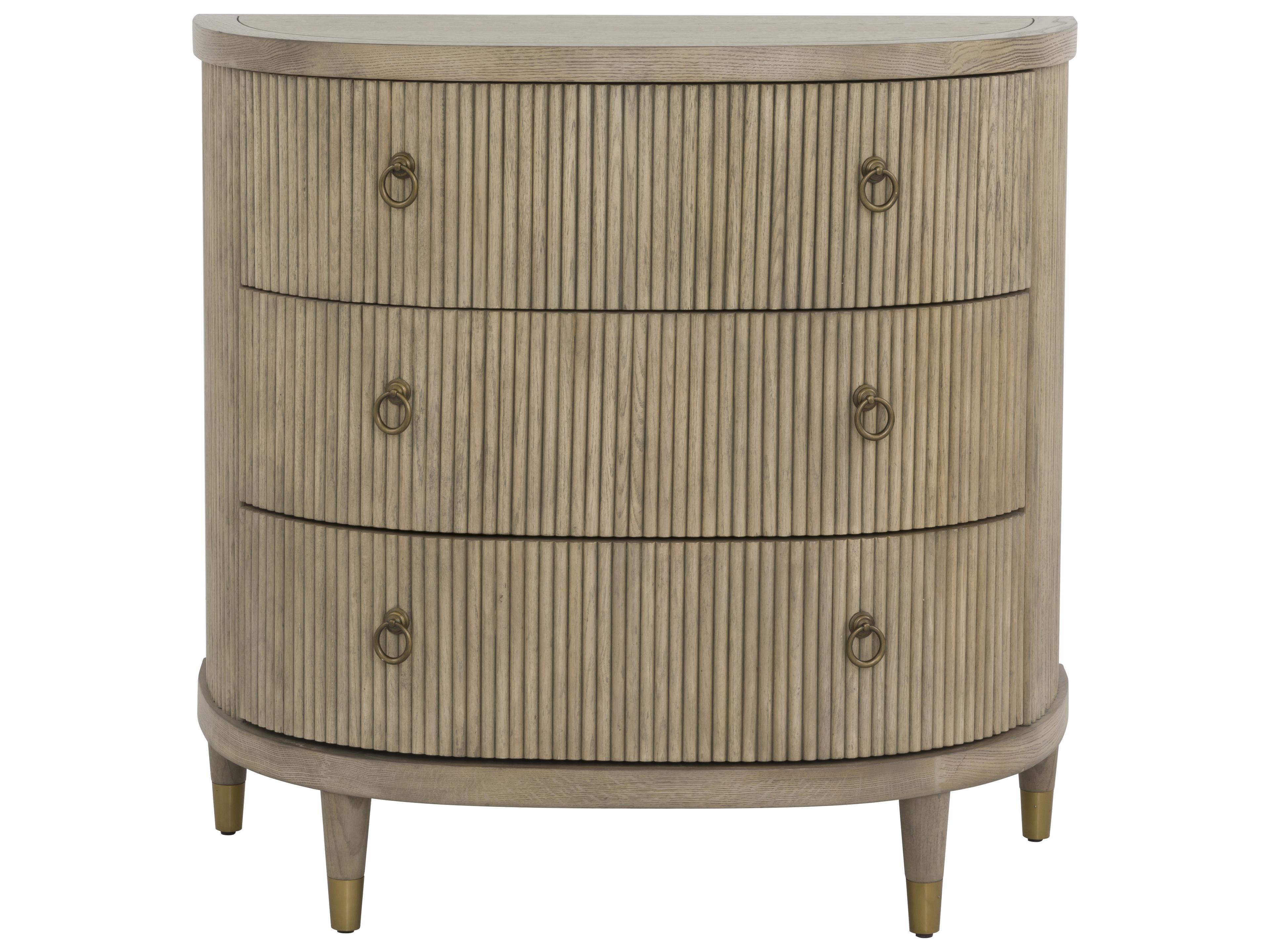 Fairfield Chair Everett 3-Drawers Gray Solid Wood Dresser