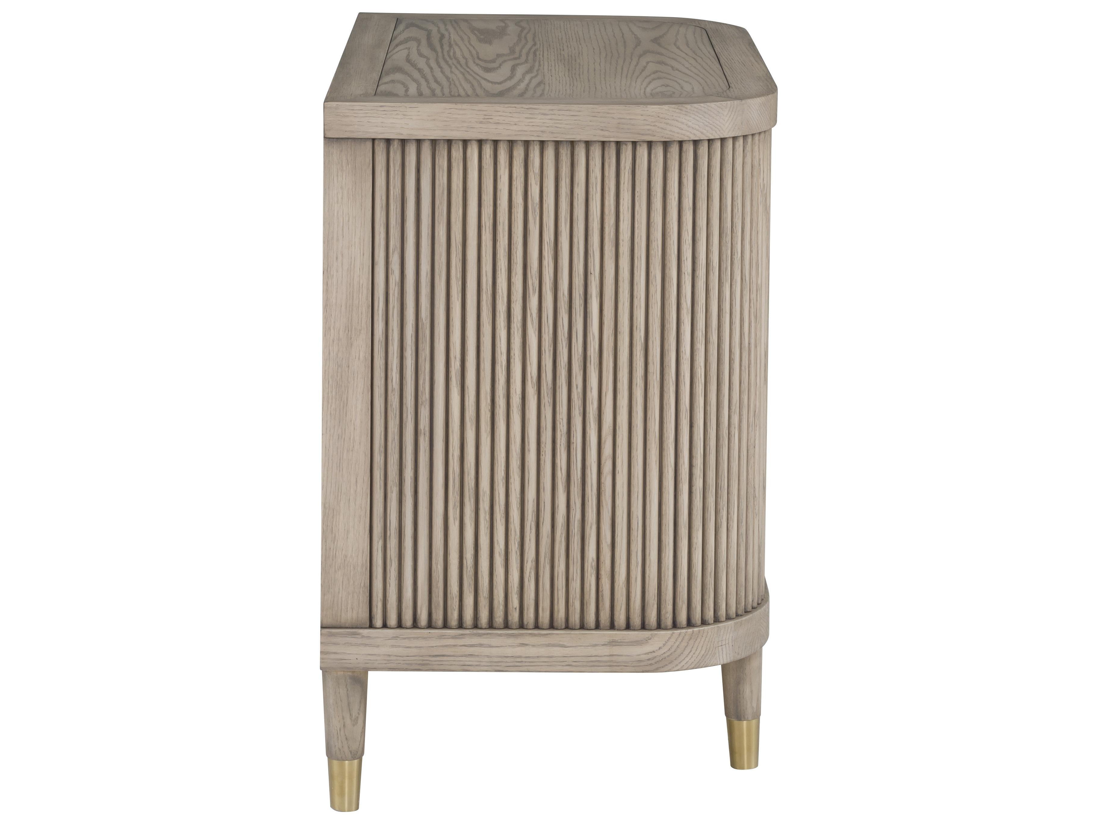 Fairfield Chair Everett 2-Drawers Brown Natural Wood Nightstand