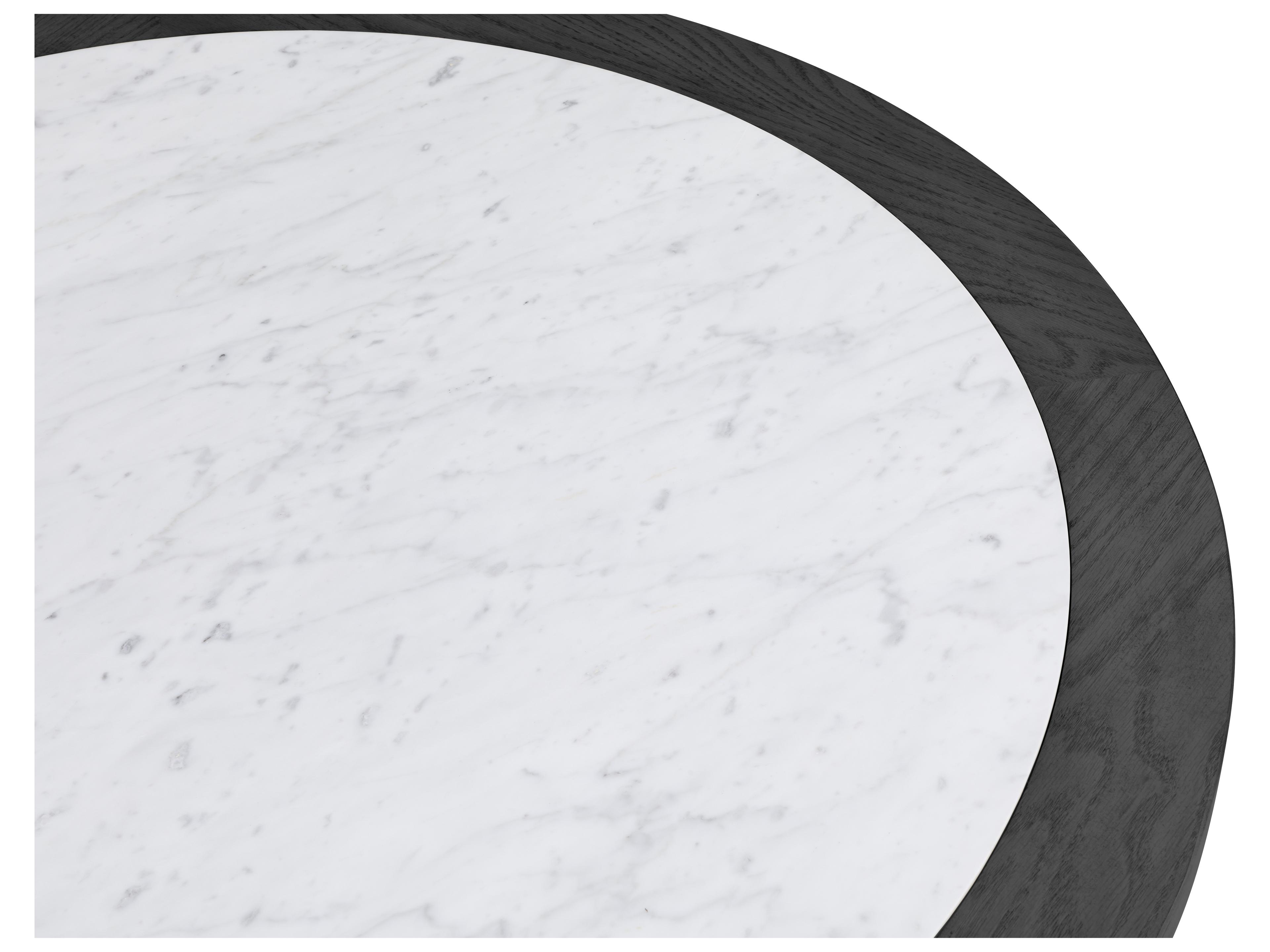 Fairfield Chair Everett Round Marble Coffee Table