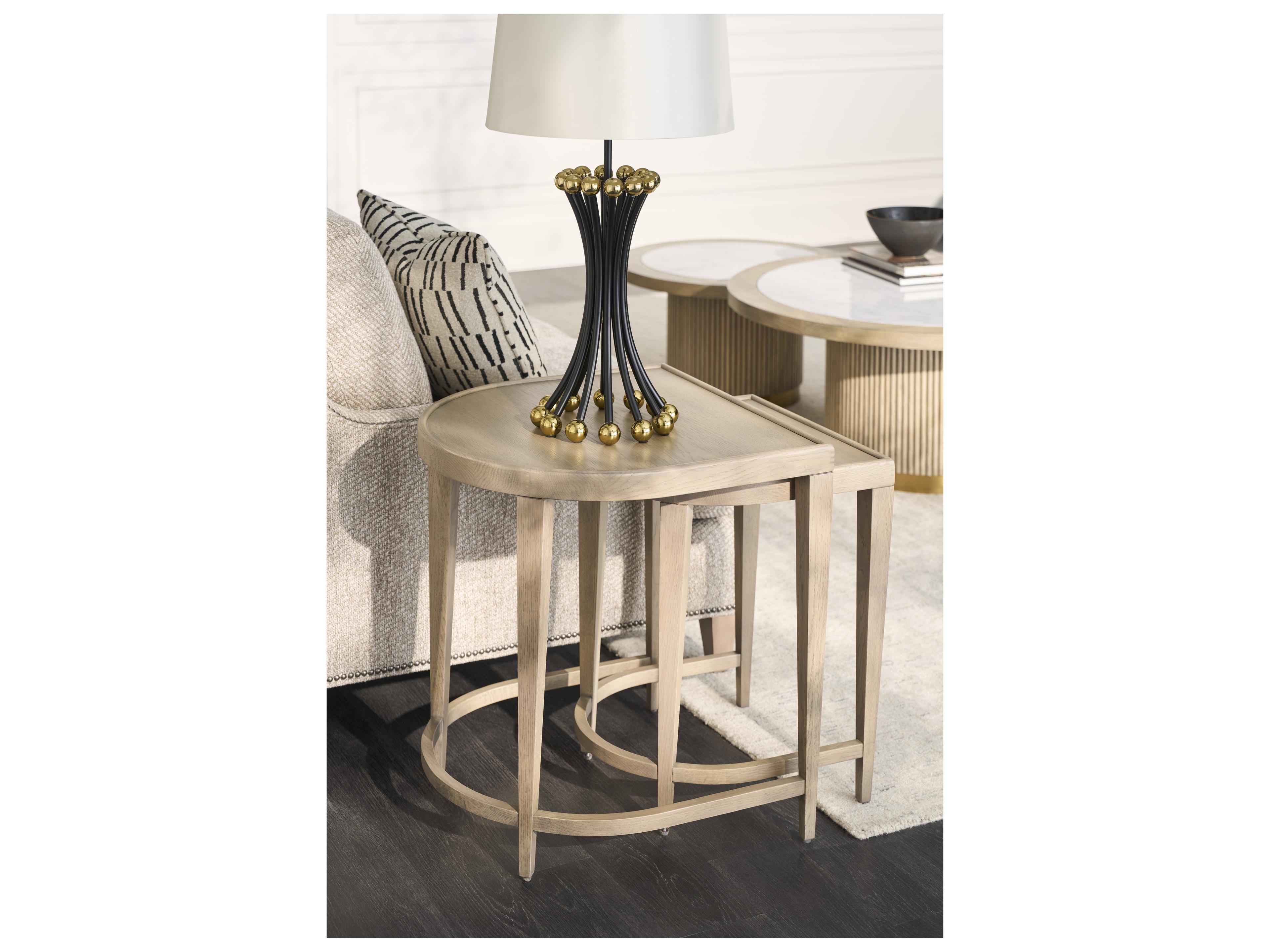 Fairfield Chair Everett Round Marble Coffee Table