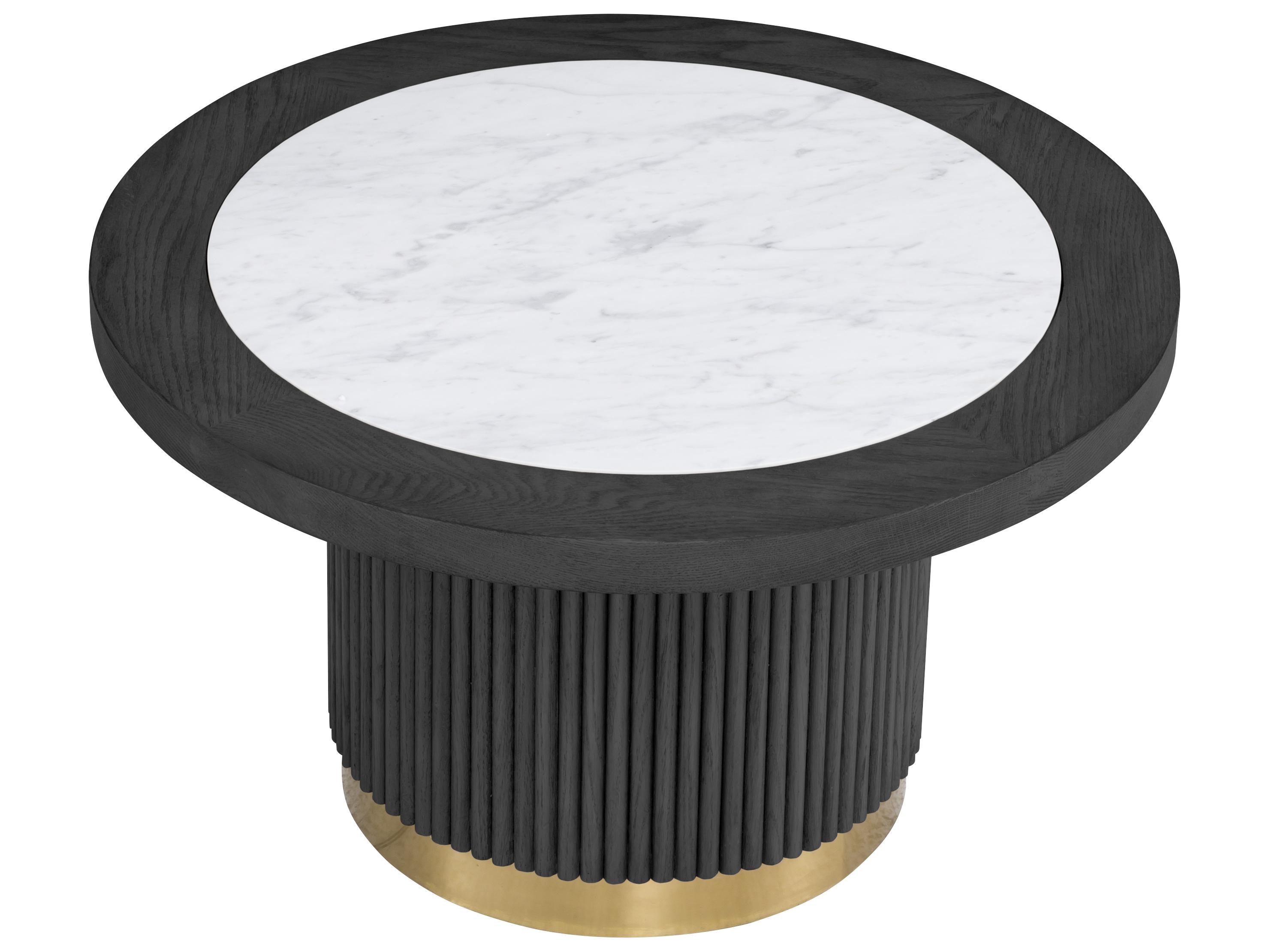 Fairfield Chair Everettmonogram Round Marble Coffee Table