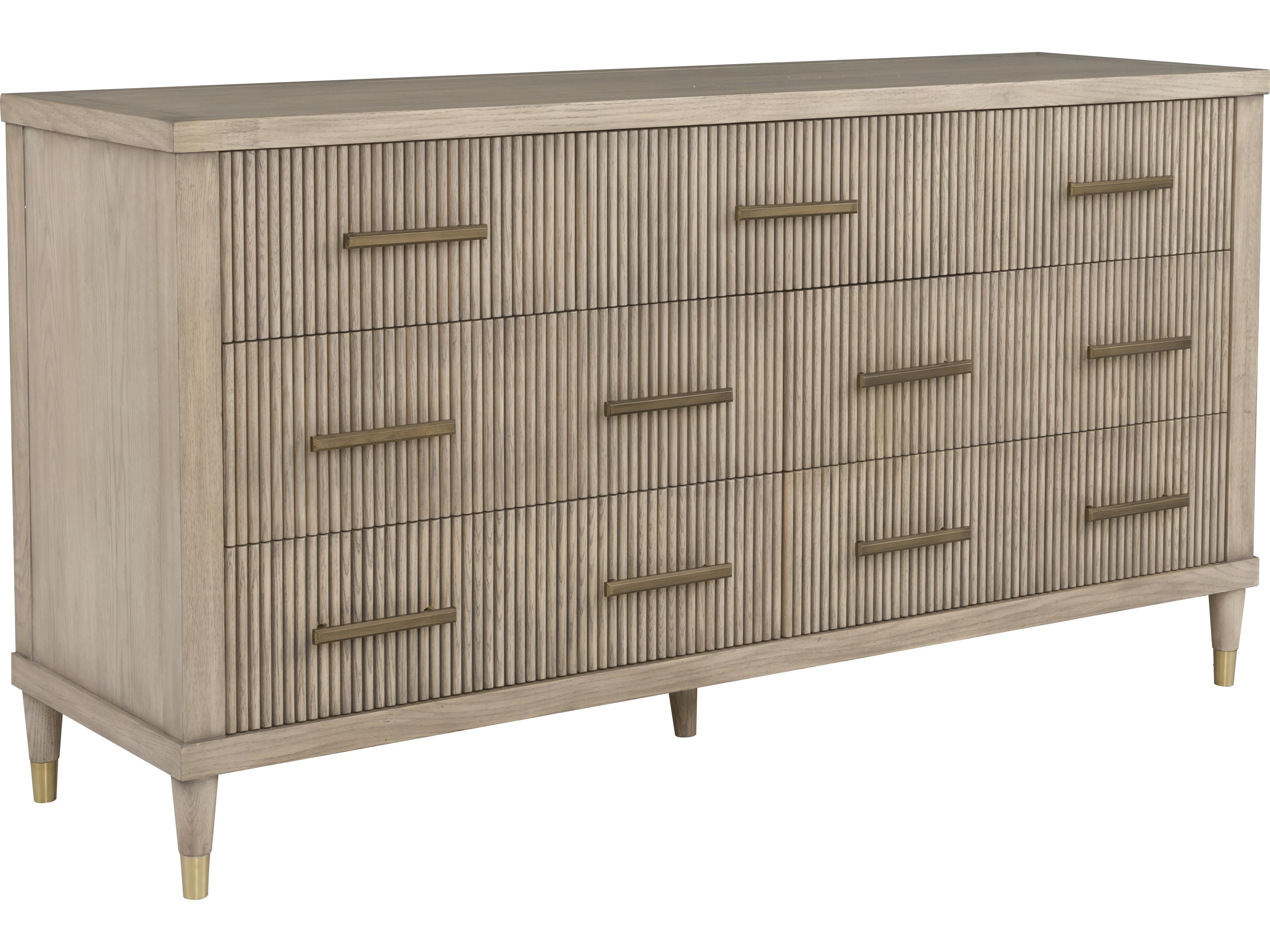 Fairfield Chair Everett 7-Drawers Natural Solid Wood Double Dresser
